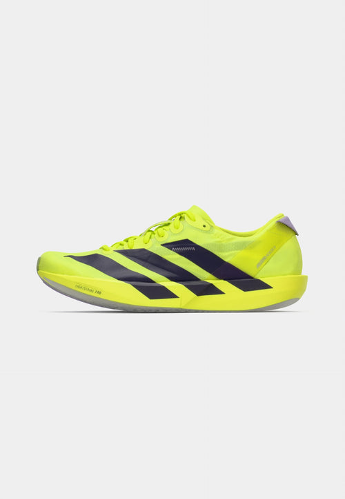 ADIZERO ADIOS 9 - Road running shoes - solar yellow/aurora plum/powder plum