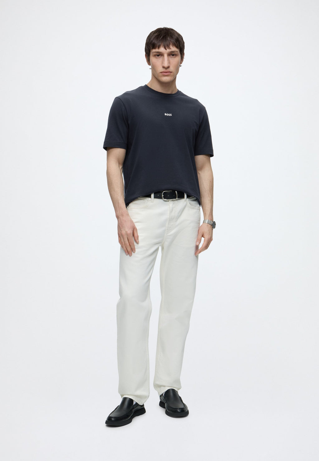 TCHUP - Basic T-shirt - dark blue