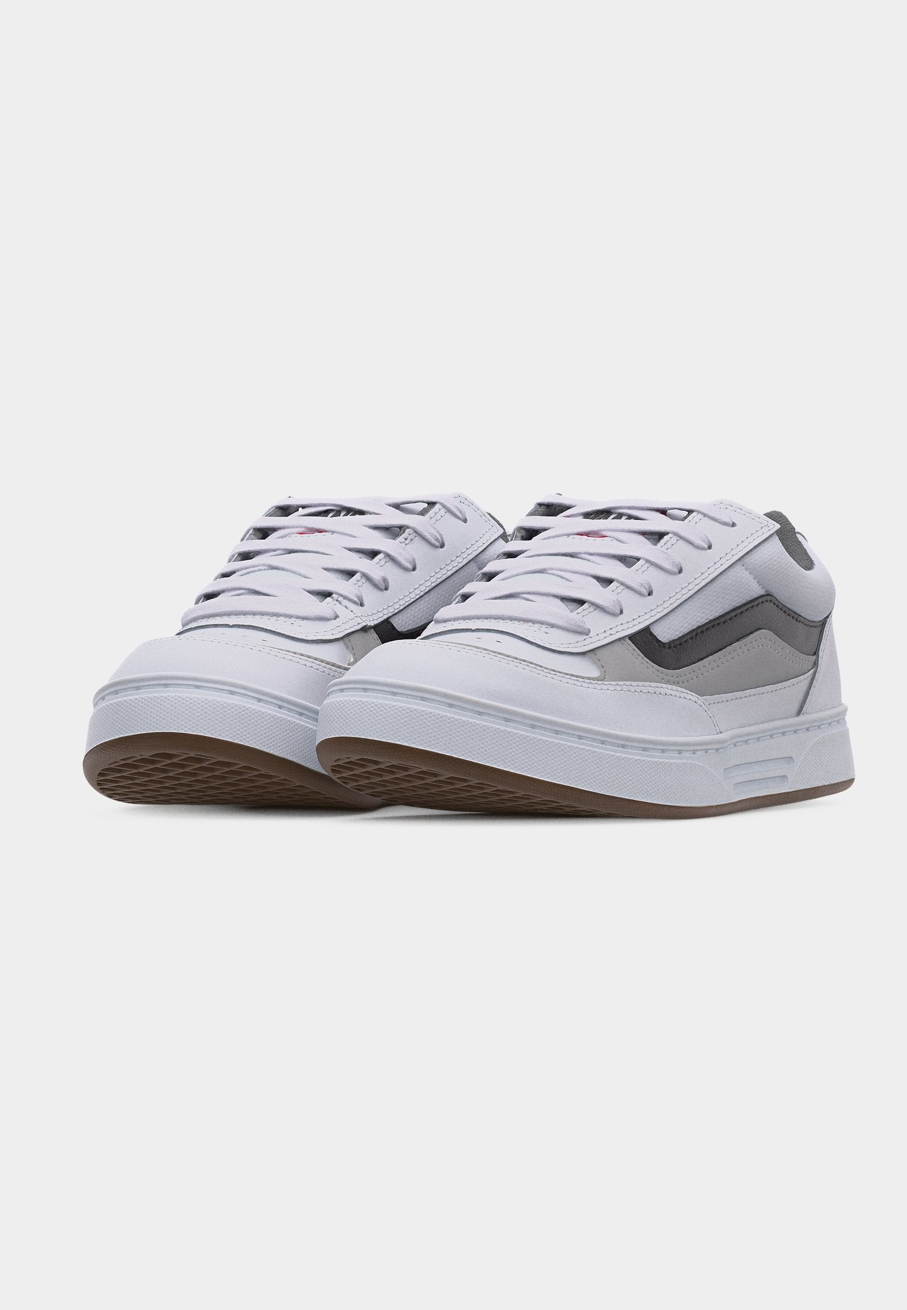 ESTAZZO UNISEX - Skate shoes - white/grey/black