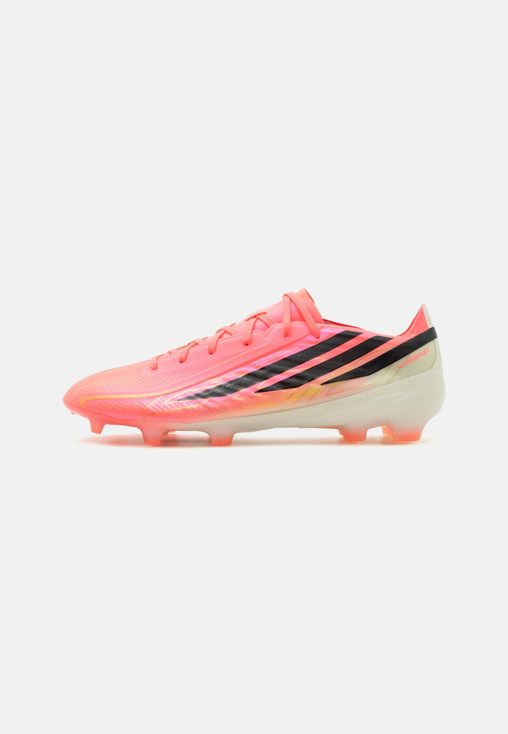 F50 HYPERFAST PRO FIRM GROUND UNISEX - Firm-ground football boots - solar turbo/core black/gold-coloured metallic