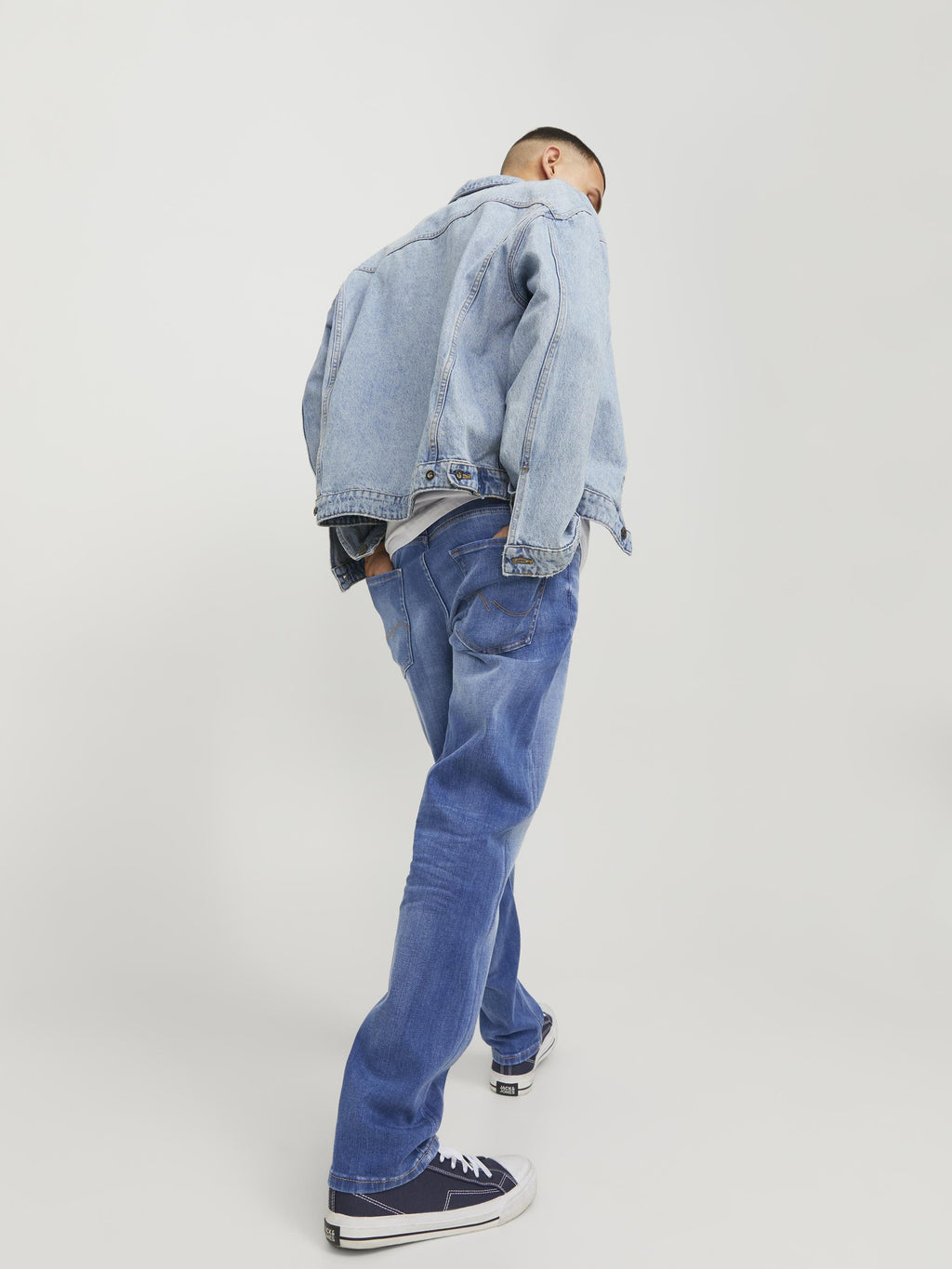 MIKE ORIGINAL - Straight leg jeans - blue denim