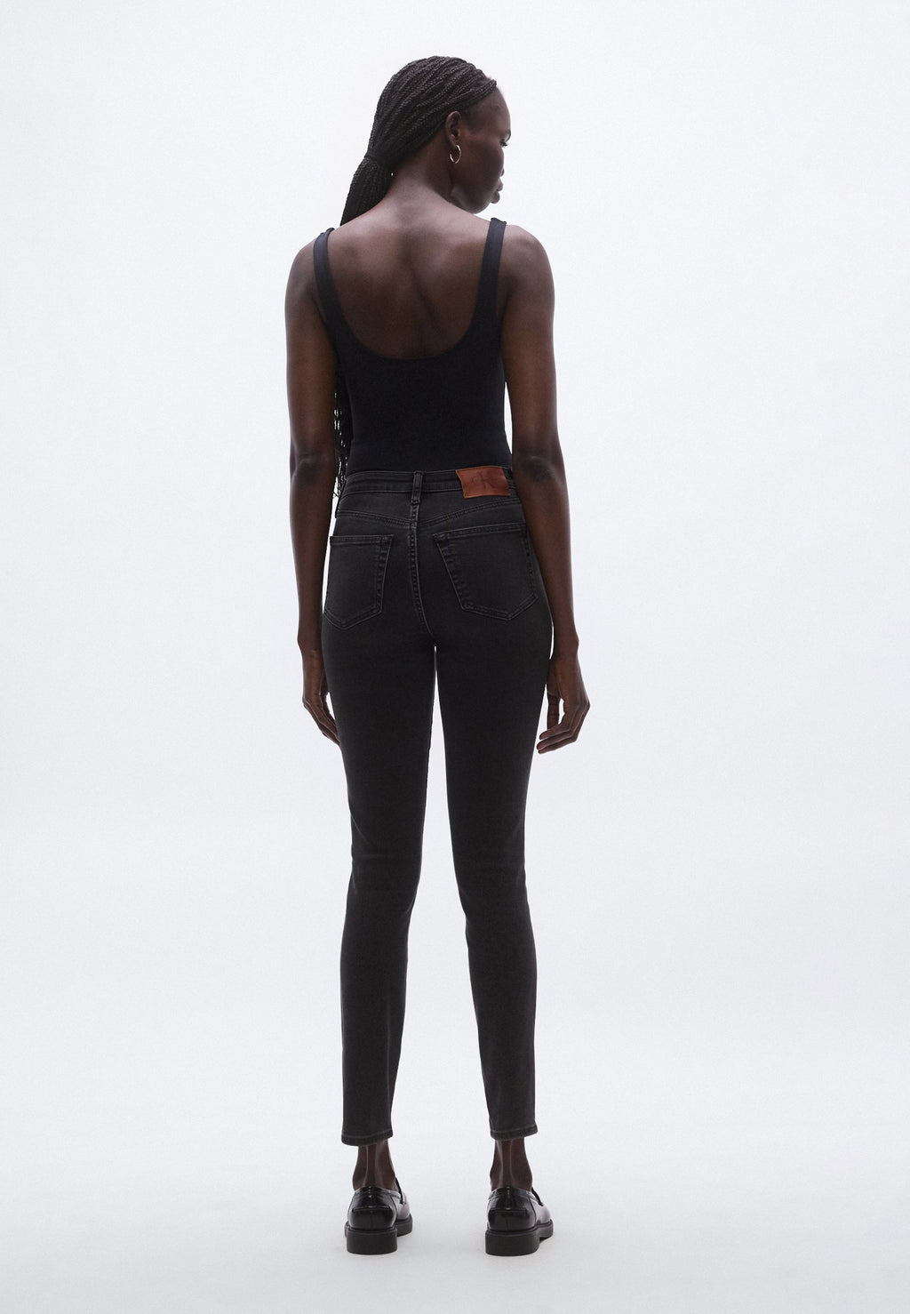 HIGH RISE SKINNY - Jeans Skinny Fit - essential black