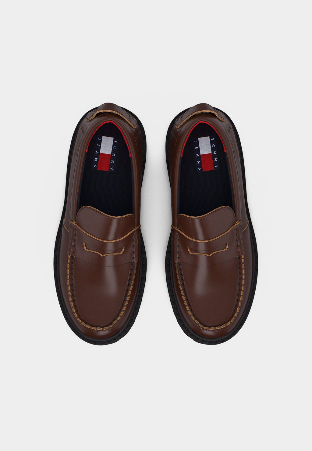 ARCHIVE LEATHER CHUNKY CLEAT LOAFERS - Slip-ons - legacy brown