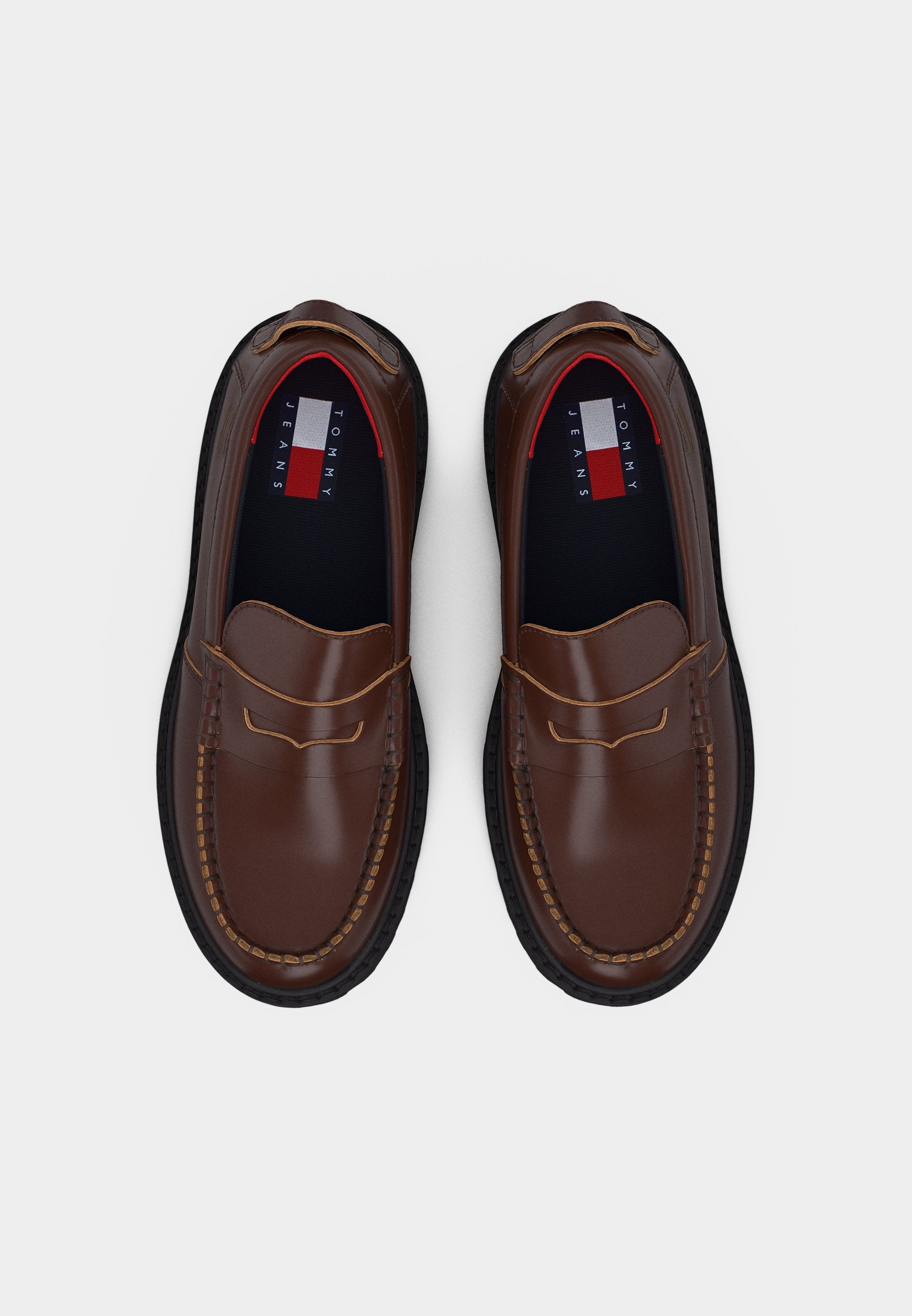 ARCHIVE LEATHER CHUNKY CLEAT LOAFERS - Slip-ons - legacy brown