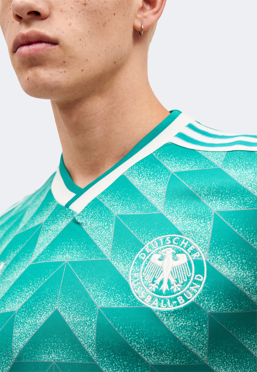 GERMANY AWAY 1990 - Print T-shirt - power green