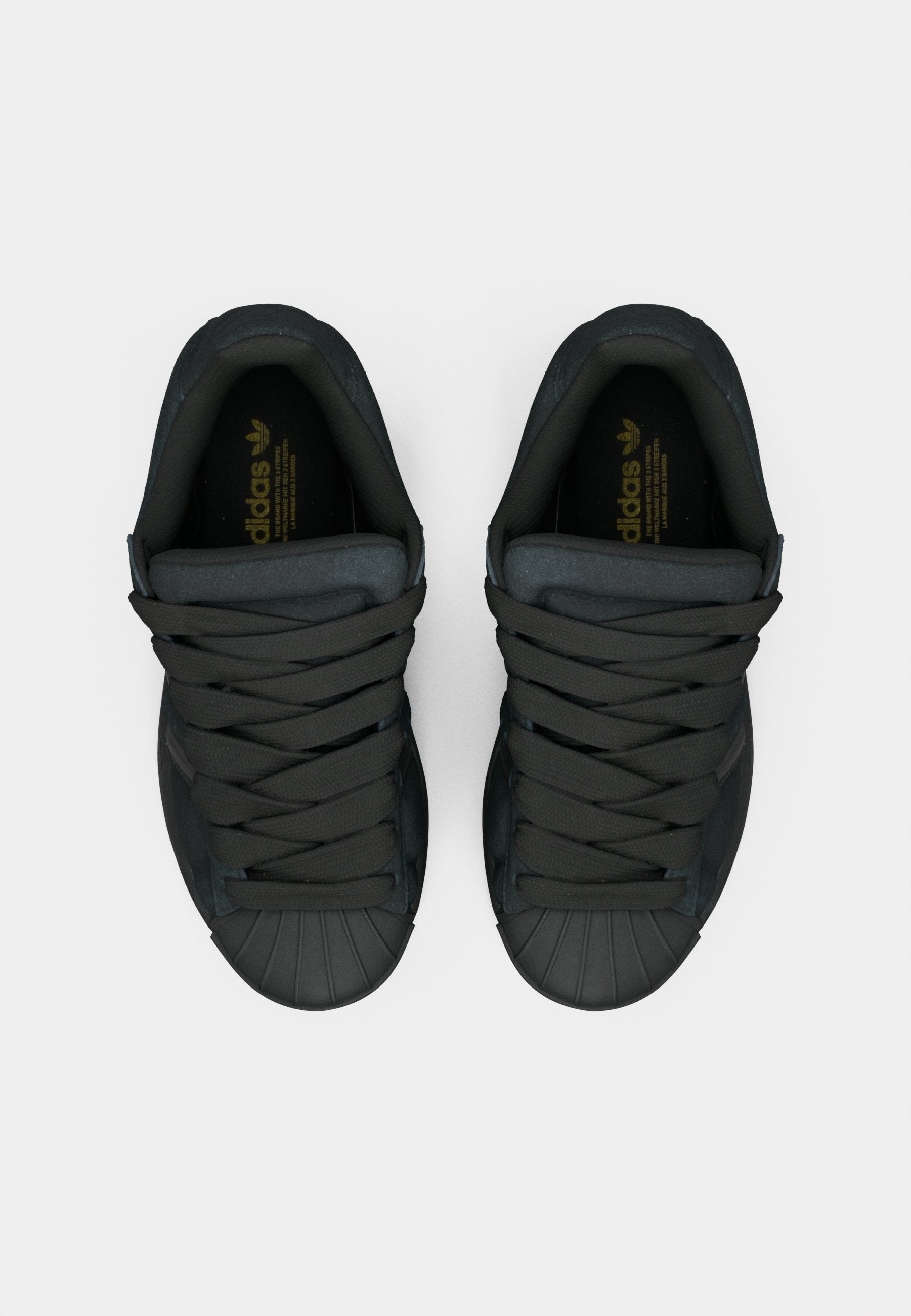 SUPERSTAR ST W - Baskets - noir/or métallisé