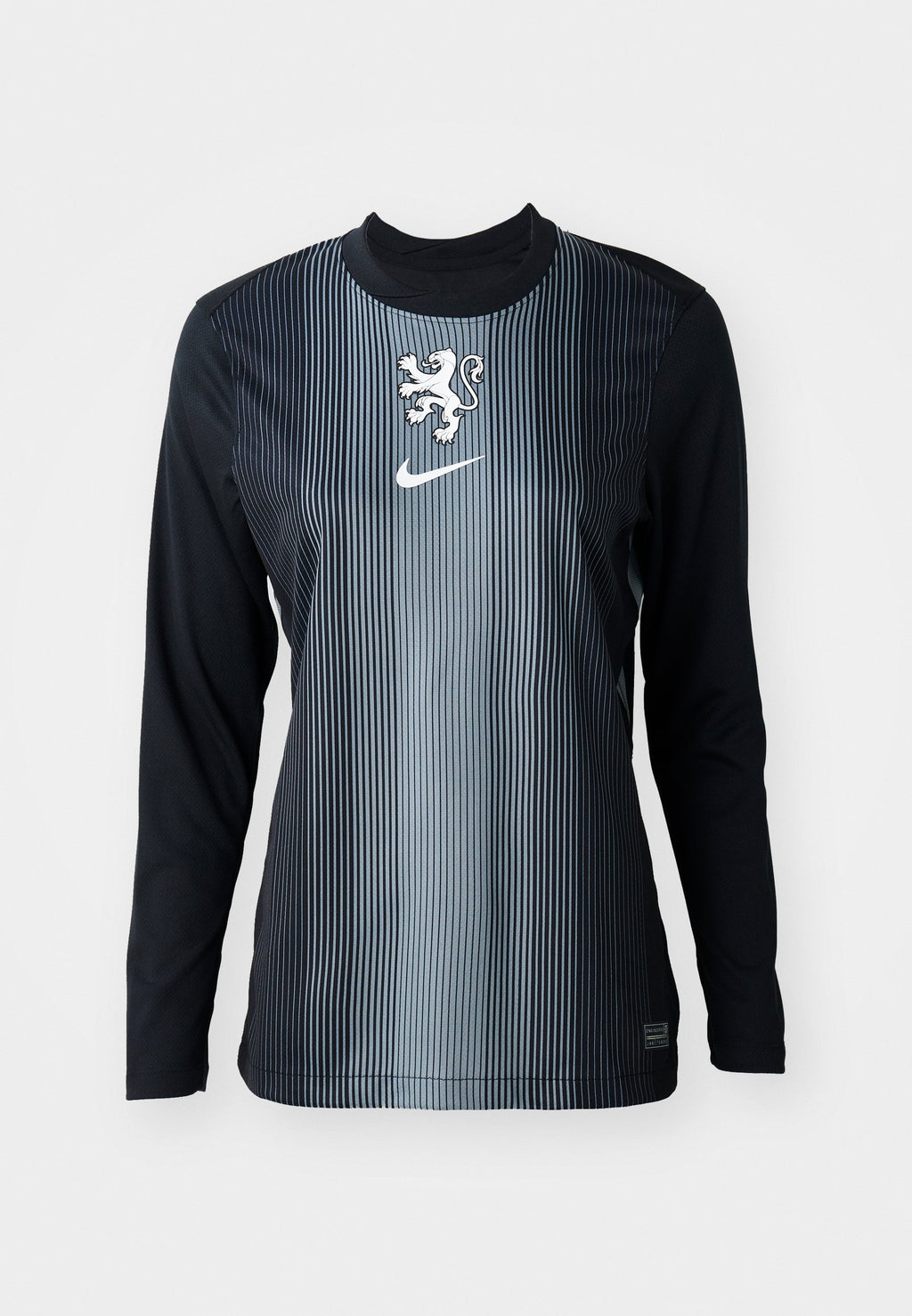 NETHERLANDS STADIUM LONG SLEEVES GOAL KEEPER - ملابس المنتخب الوطني - أسود/رمادي دخاني