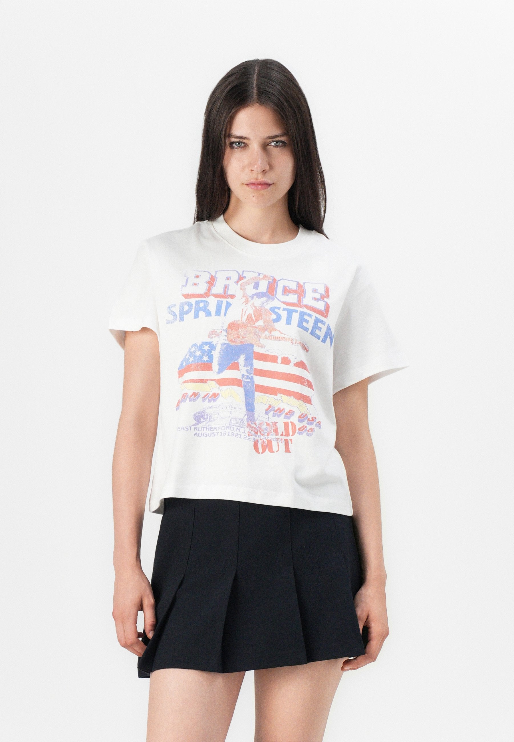 TEE BRUCE ÉDITEUR - T-shirt imprimé - blanc cassé neuf