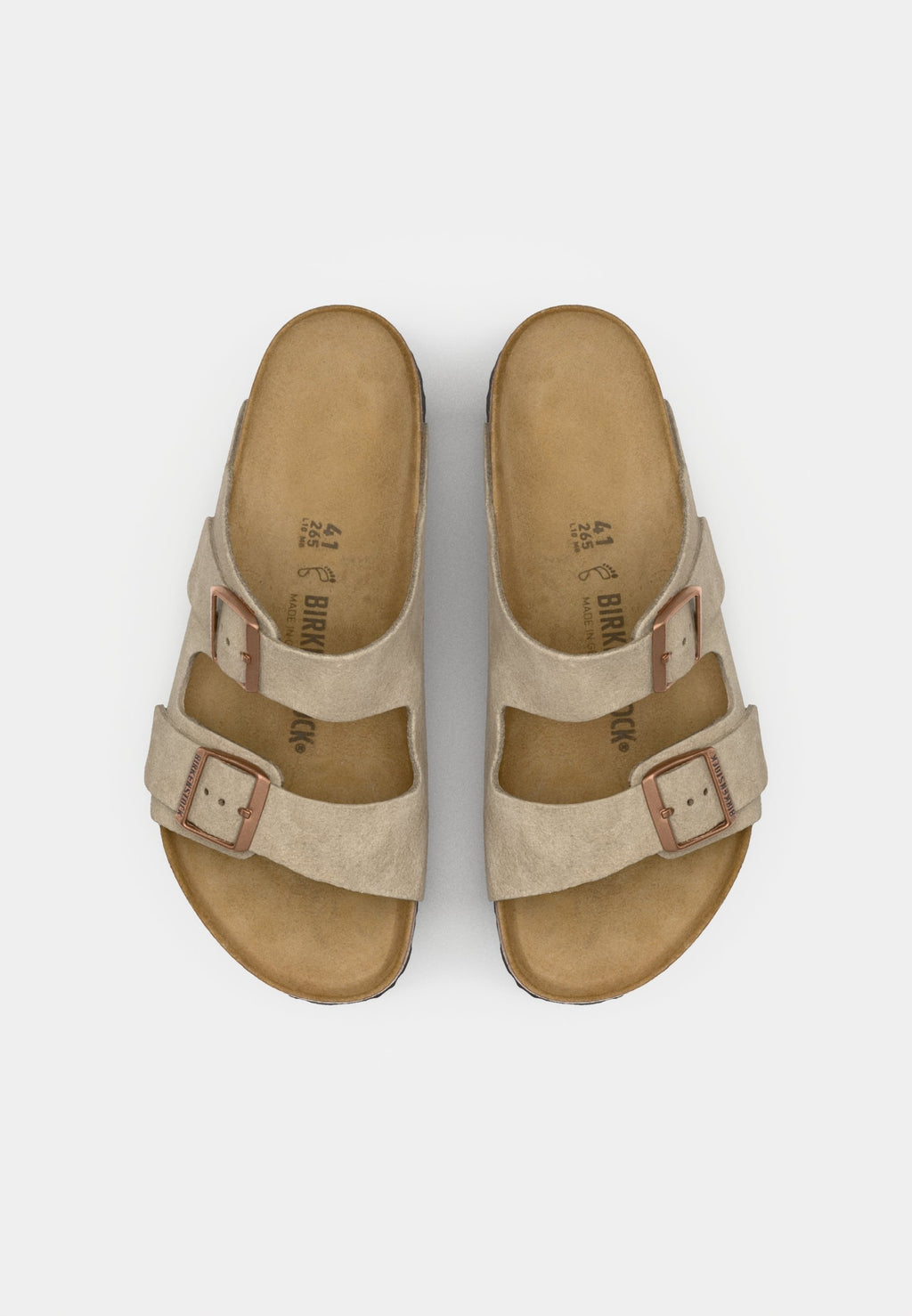 ARIZONA LEVE TAUPEN - REGULAR - Sandals - taupe