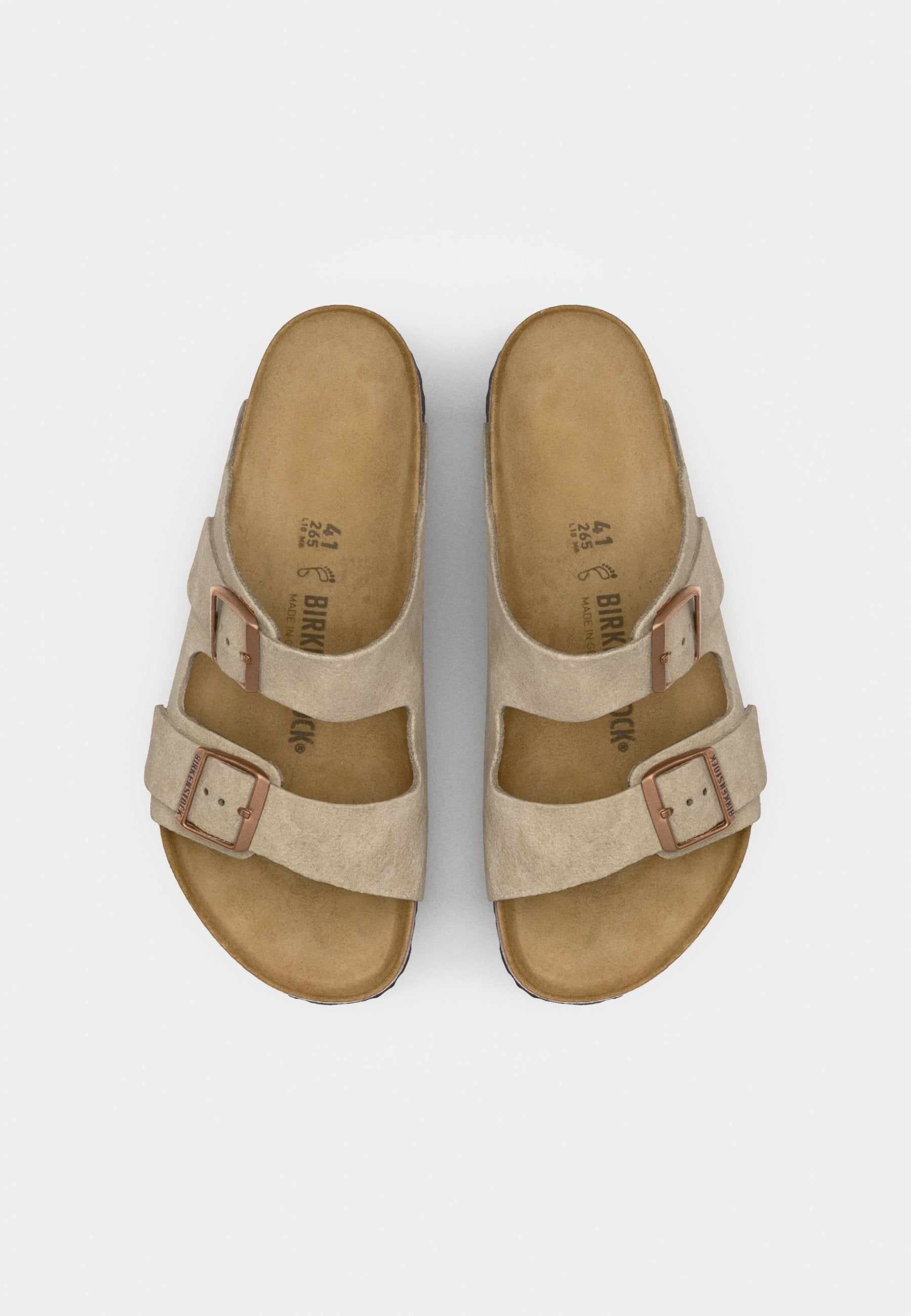 ARIZONA LEVE TAUPEN - REGULAR - Sandals - taupe