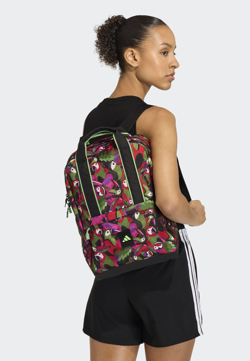 ADIDAS FARM BACKPACK - Rucksack - black/glory purple/active maroon