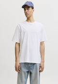 JORCATSKILLS MINIMAL TEE CREW NECK - Basic T-shirt - bright white
