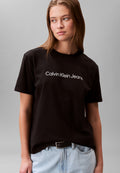 LOGO CLASSIC TEE - Print T-shirt - black
