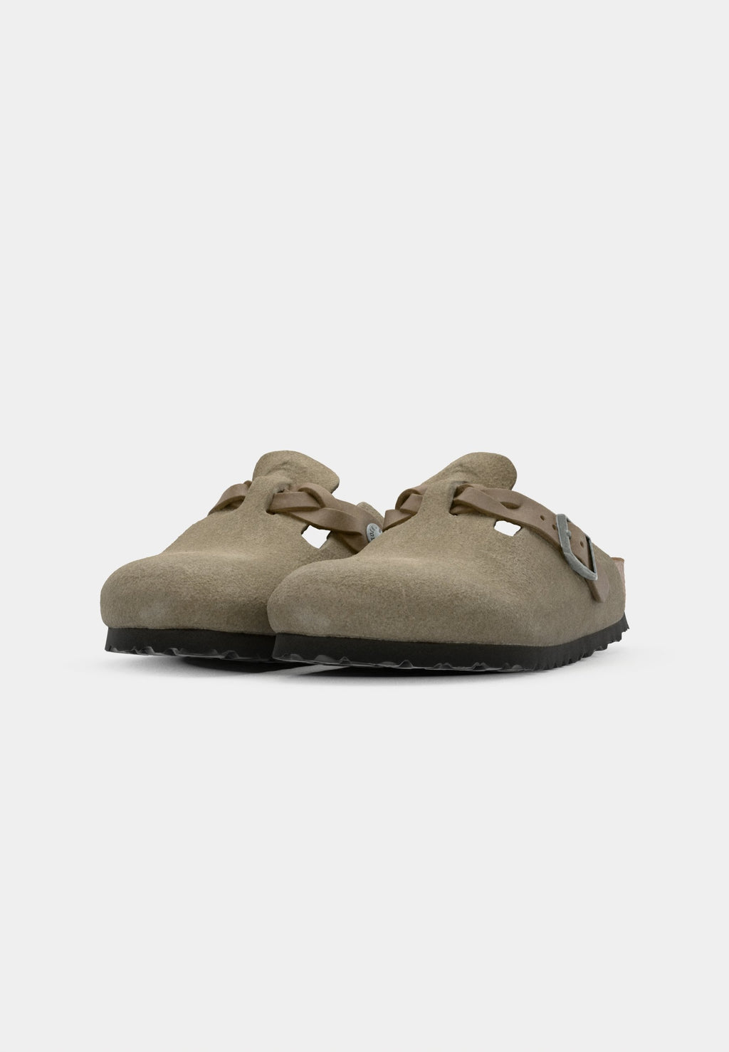 BOSTON LEVE BRAIDED NARROW - Slippers - taupe