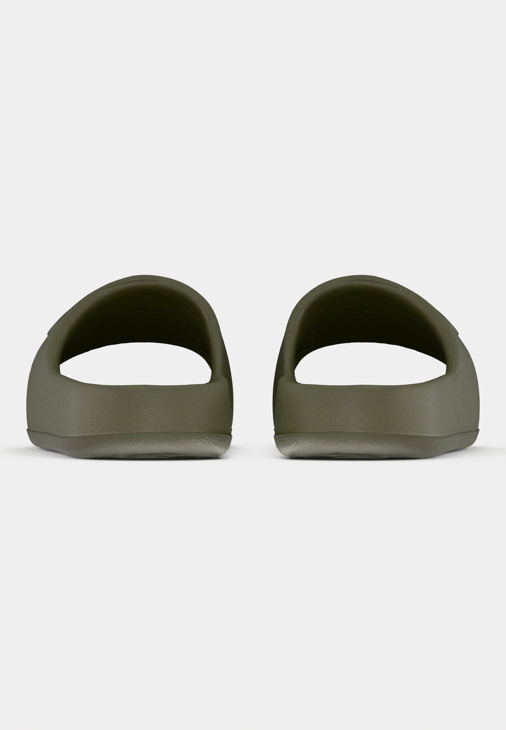 ADILETTE 00S UNISEX - Mules - olive strata/core black