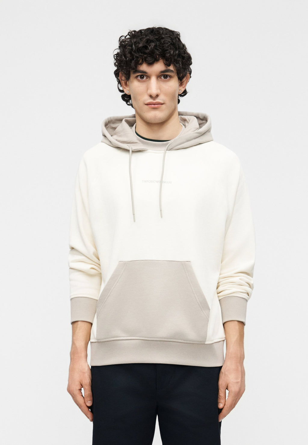 Sweat à capuche - blanc murmurant