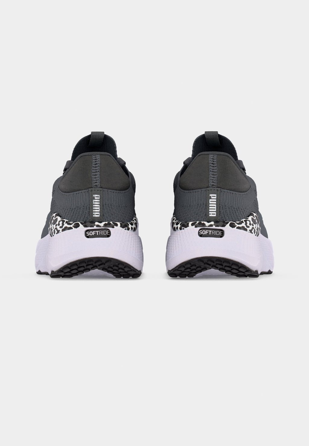 SOFTRIDE MAYVE ANIMAL - Road running shoes - cool dark gray/black/silver-coloured