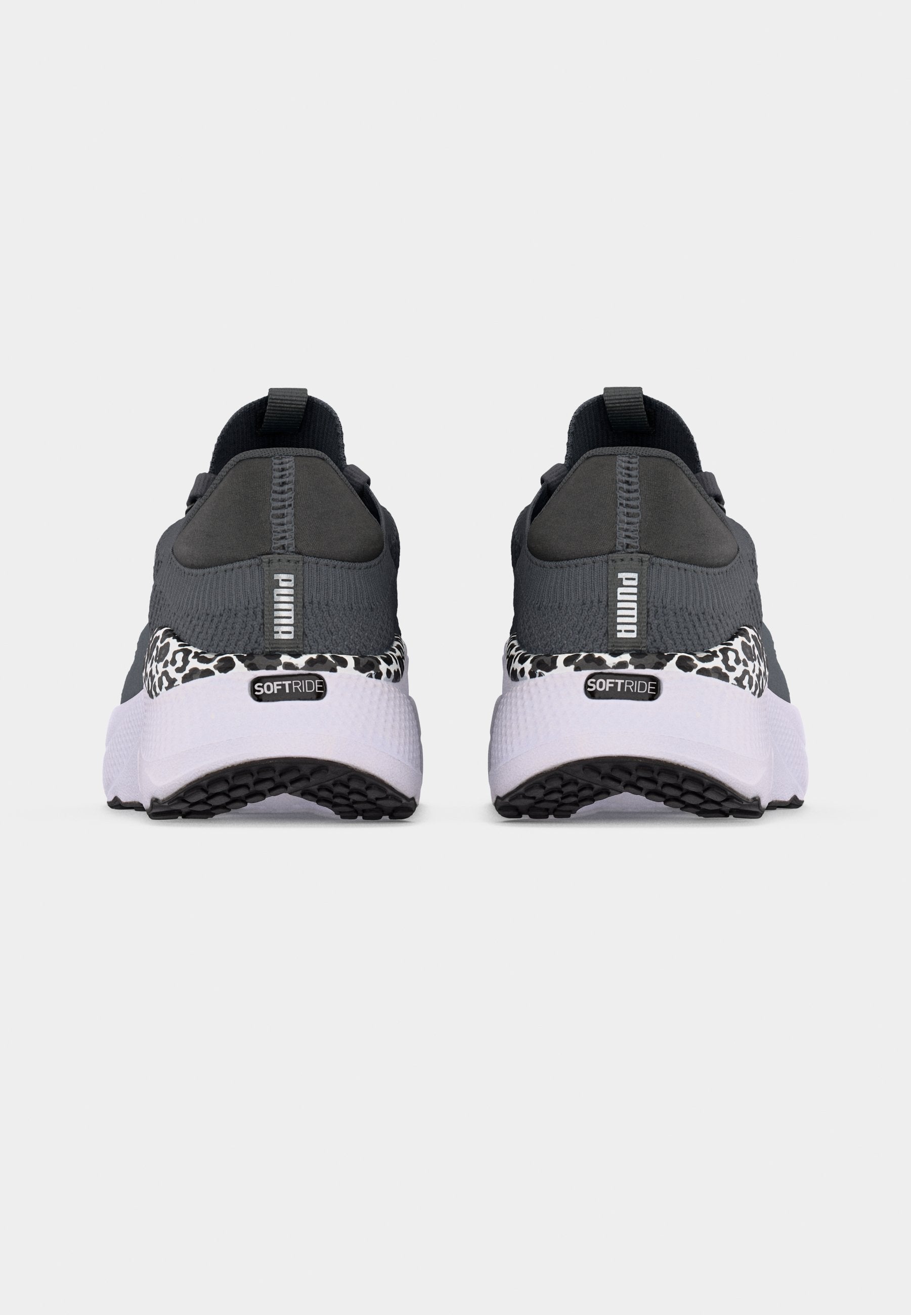 SOFTRIDE MAYVE ANIMAL - Road running shoes - cool dark gray/black/silver-coloured