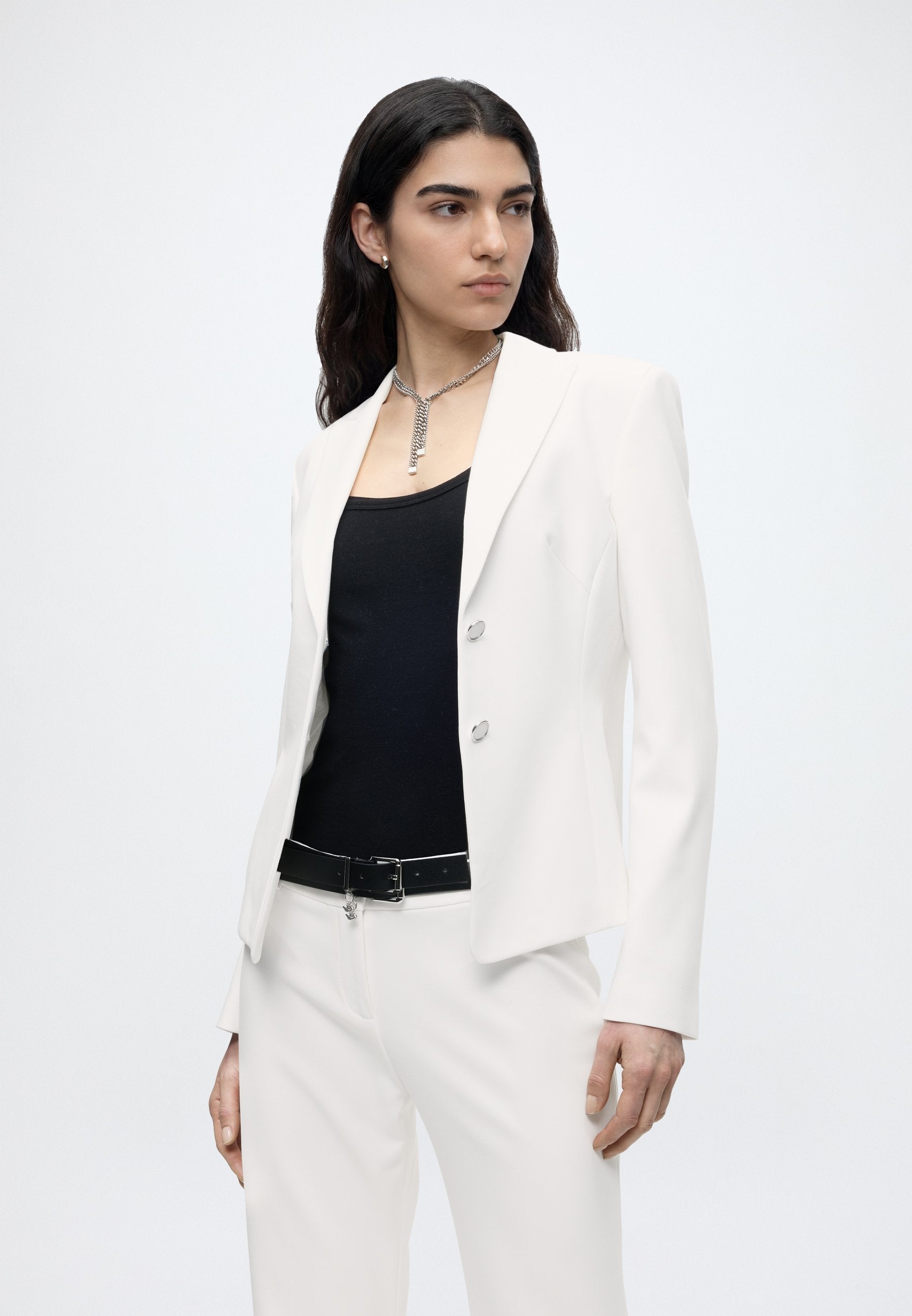 HILOTINNA - Trousers - open white