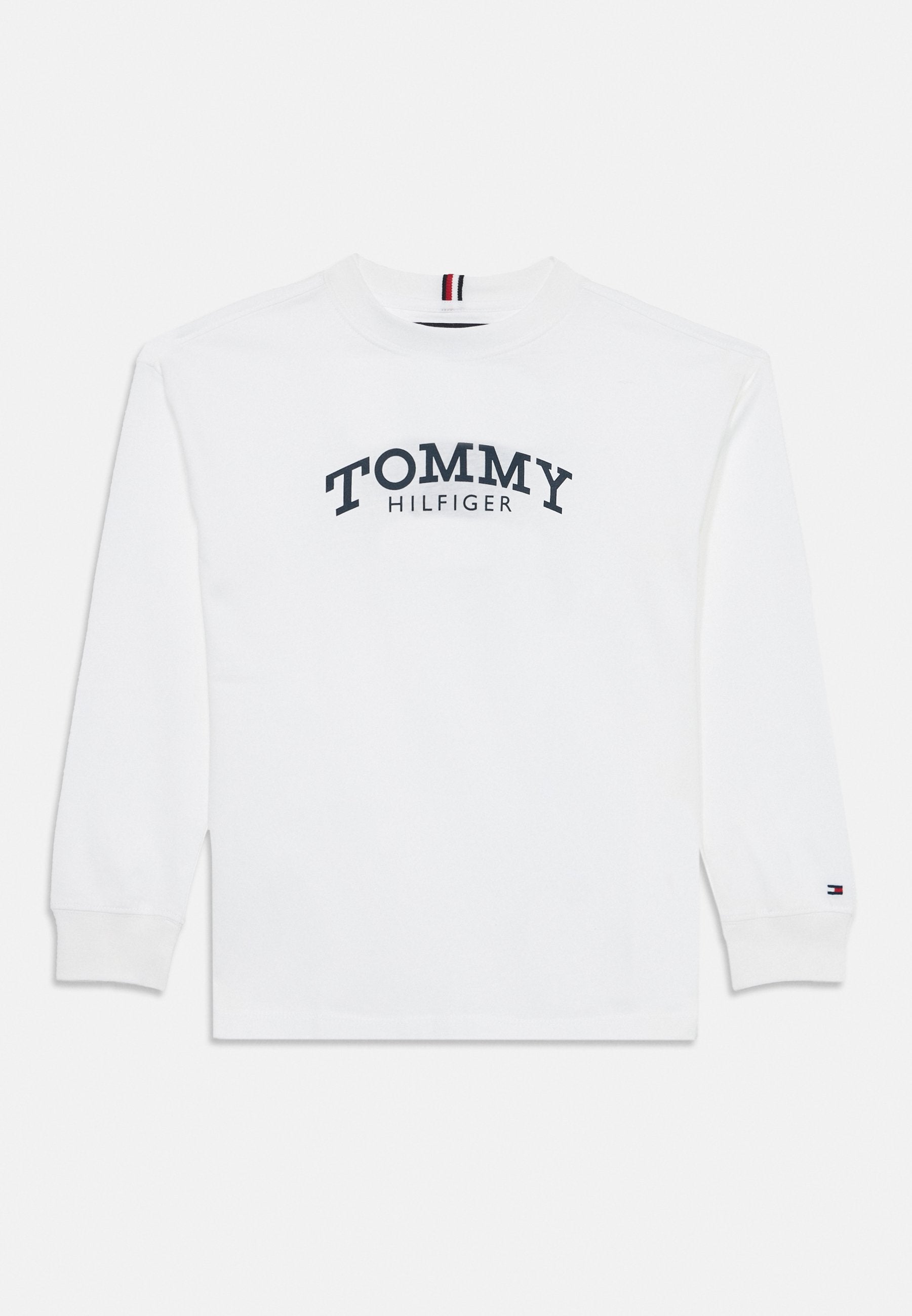 LOGO PRINT LONG SLEEVE T-SHIRT - Long sleeved top - white