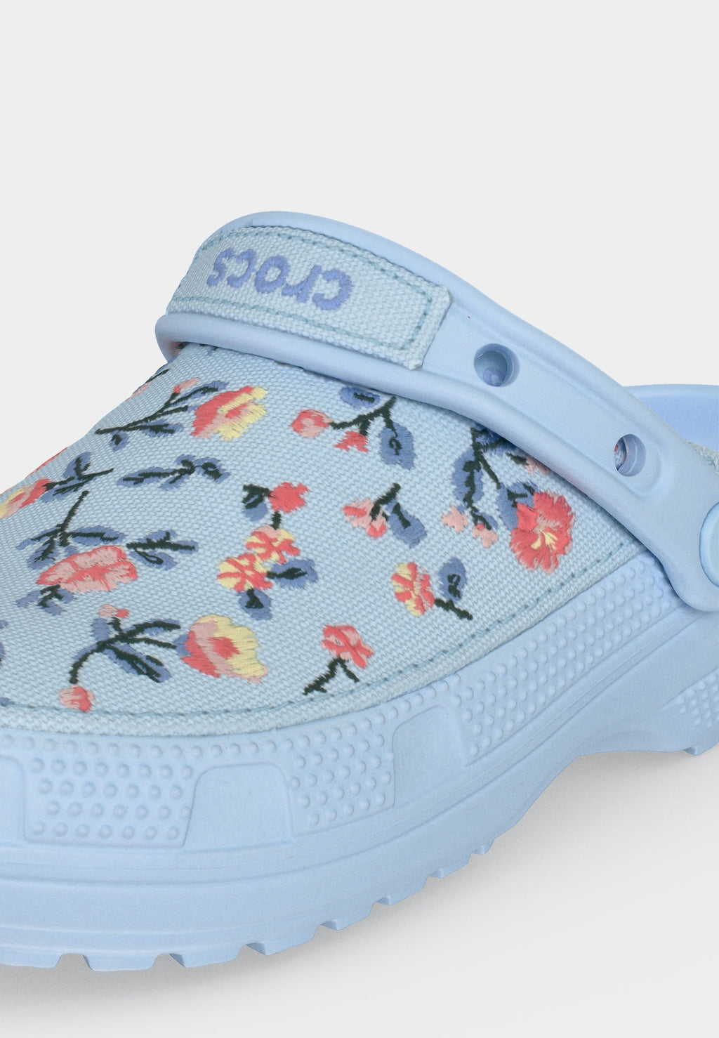 CLASSIC CRAFTED FLORAL UNISEX - Mules - blue frost