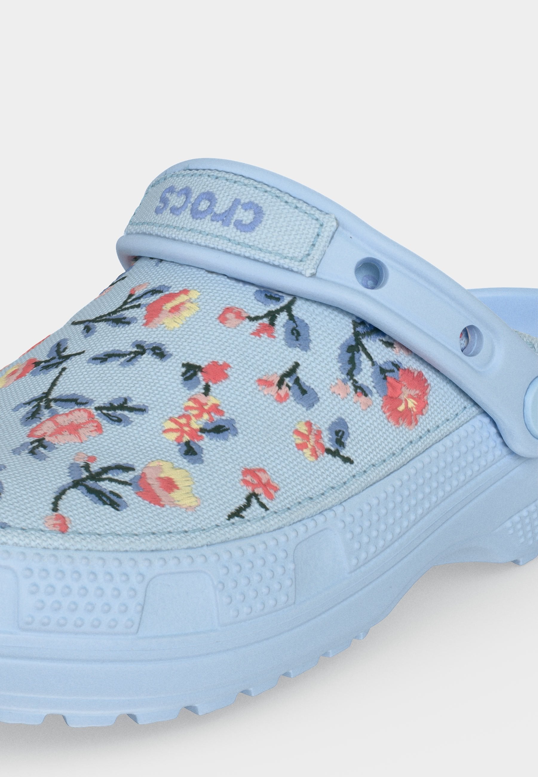 CLASSIC CRAFTED FLORAL UNISEX - Mules - blue frost