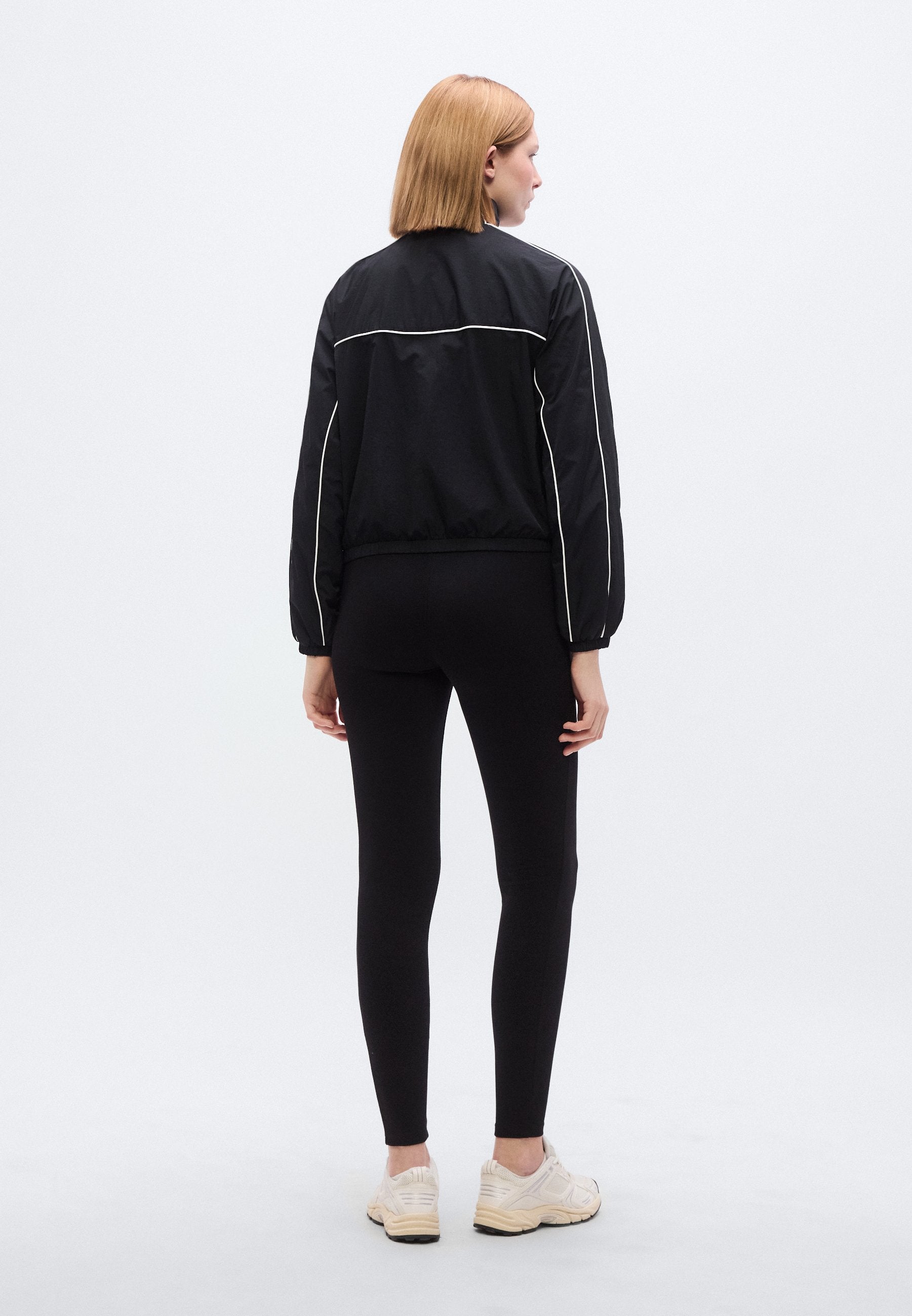 PIPING JACKET - Summer jacket - black