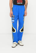 GFX TRACK PANT UNISEX - Tracksuit bottoms - blue/black/white