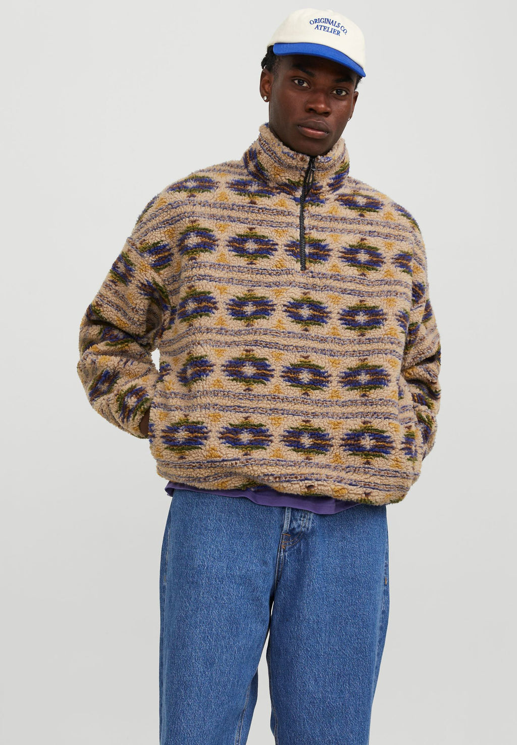 Zip Zip - Fleece jacket - crockery