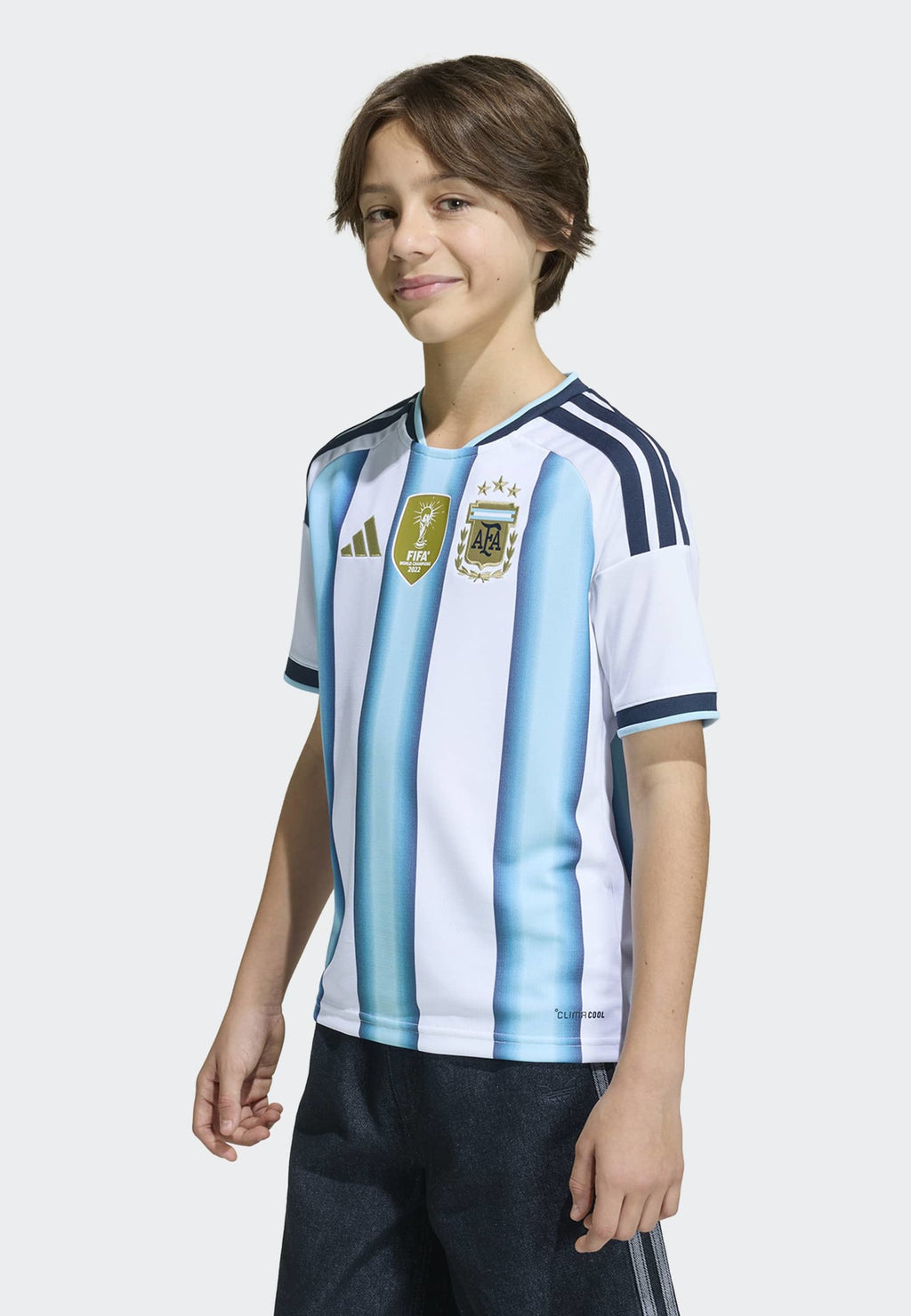 ARGENTINA 26 HOME - National team wear - white icey blue light blue