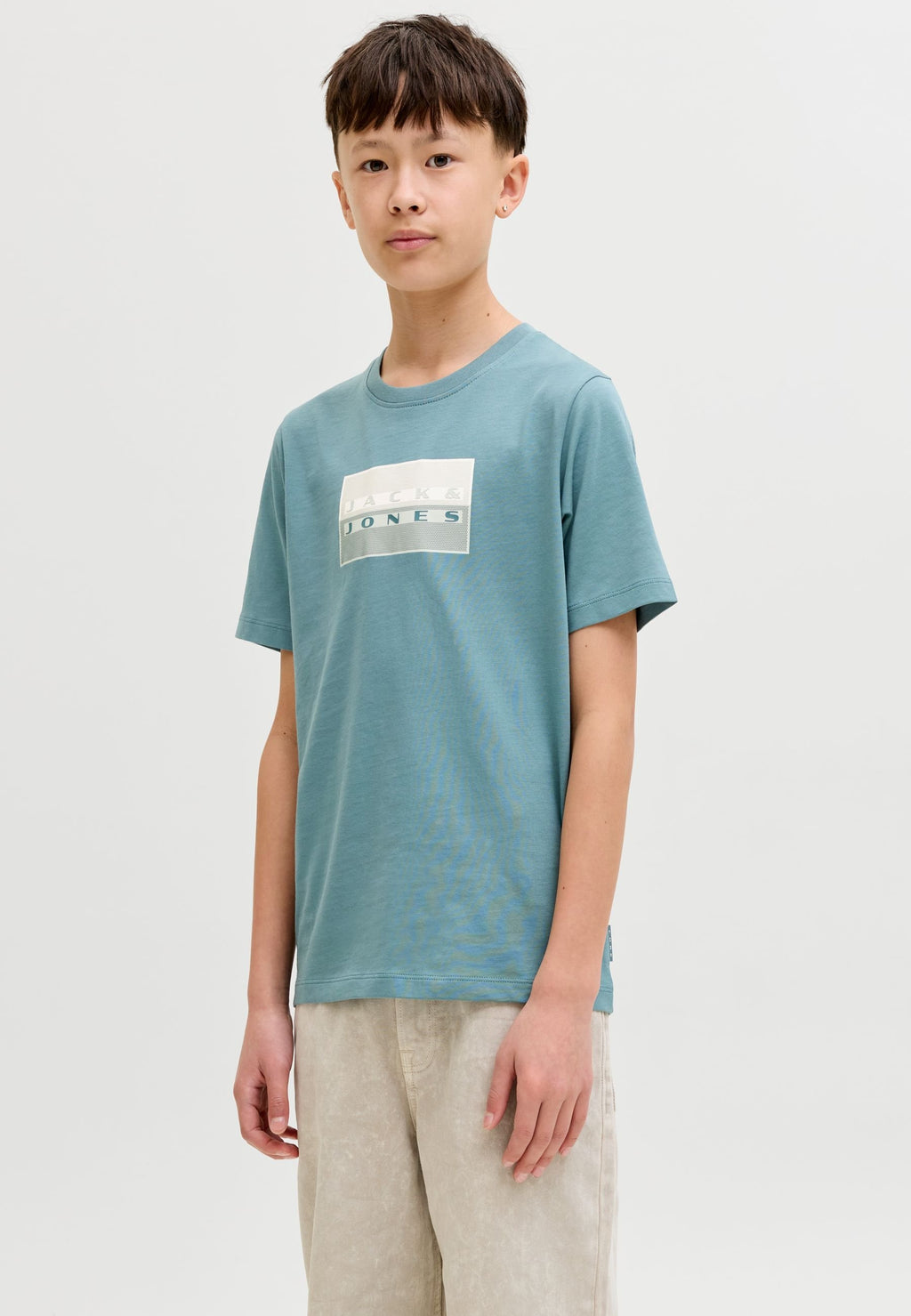 JCOFUSION DOTS PRINT TEE SS CN SN JNR - Print T-shirt - north atlantic