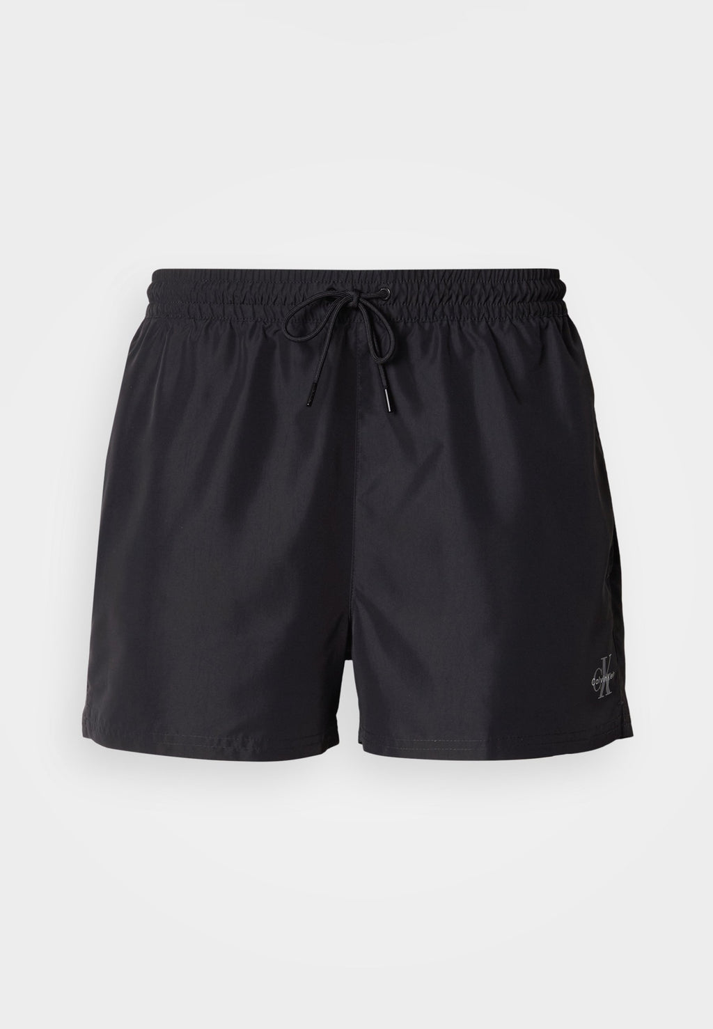 DRAWSTRING WAISTBAND GRAPHIC MONOGRAM - Swimming shorts - black