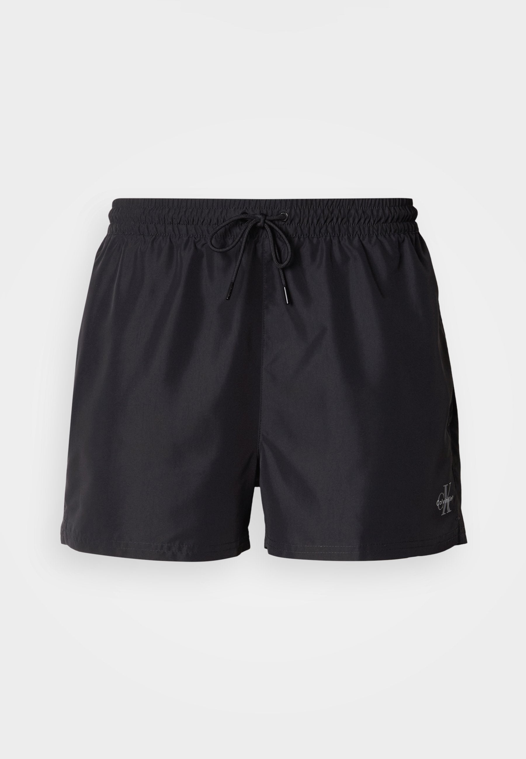 DRAWSTRING WAISTBAND GRAPHIC MONOGRAM - Swimming shorts - black