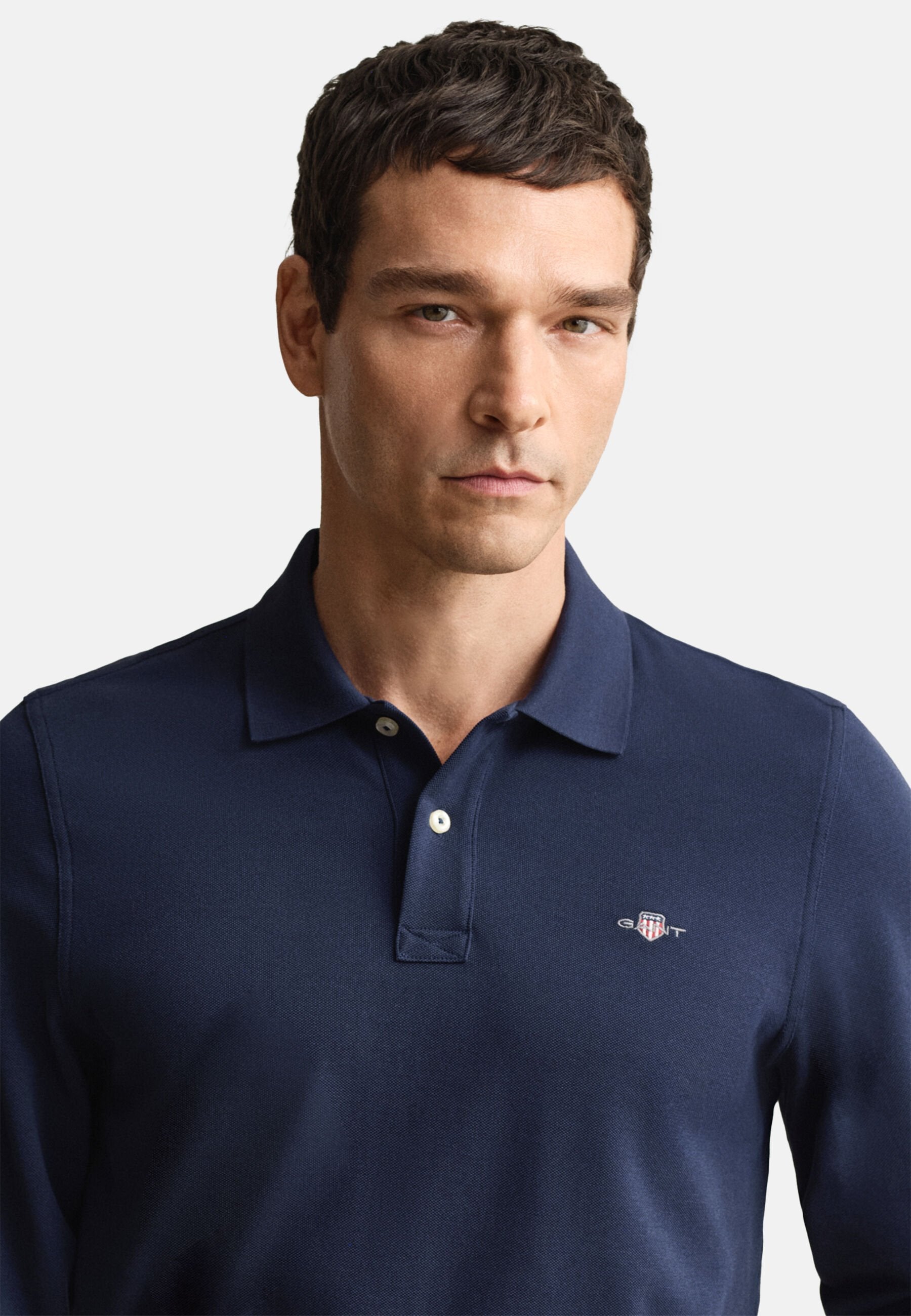 SHIELD RUGGER - Long sleeved top - evening blue
