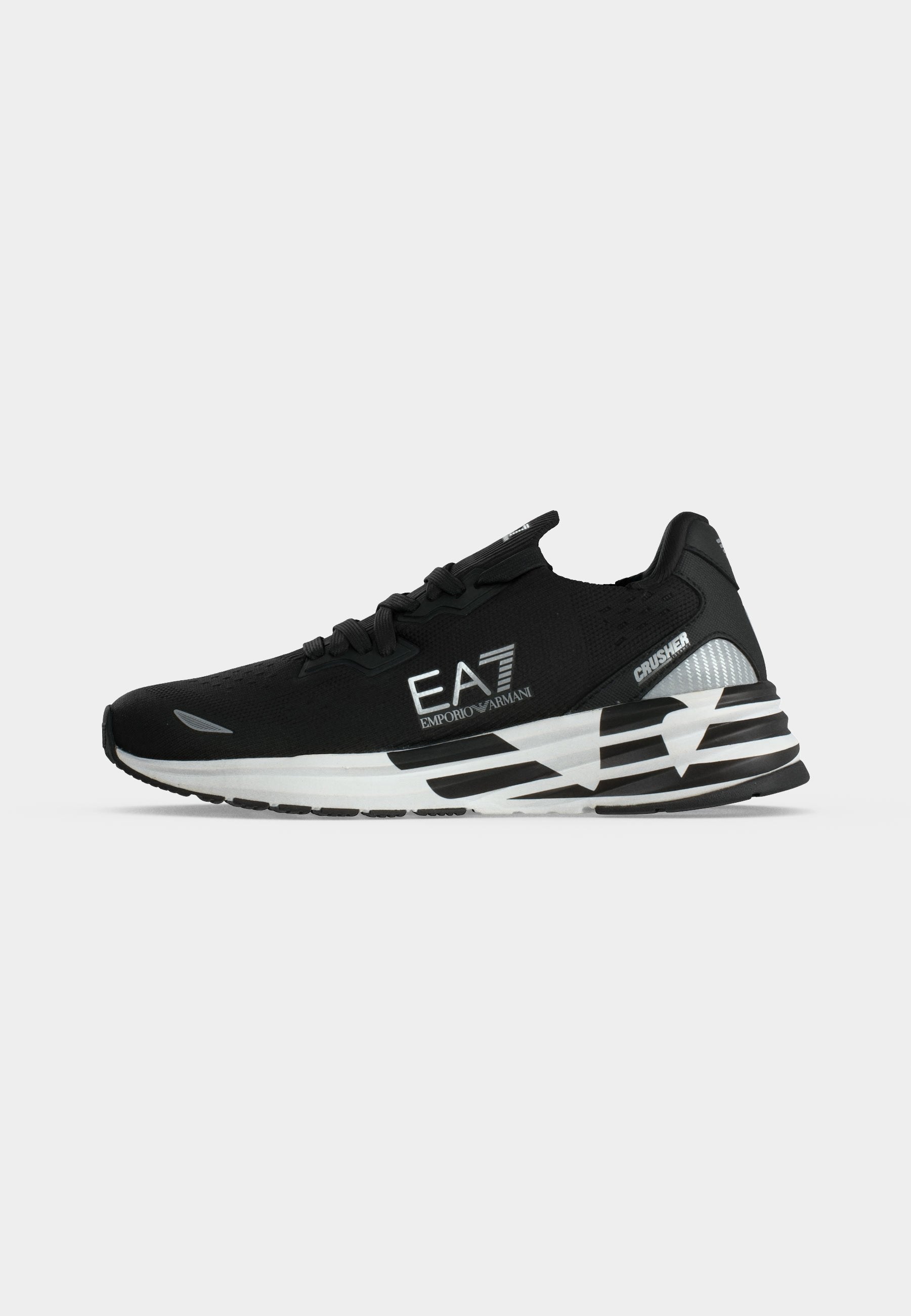 CRUSHER UNISEX - Trainers - black/silver-coloured