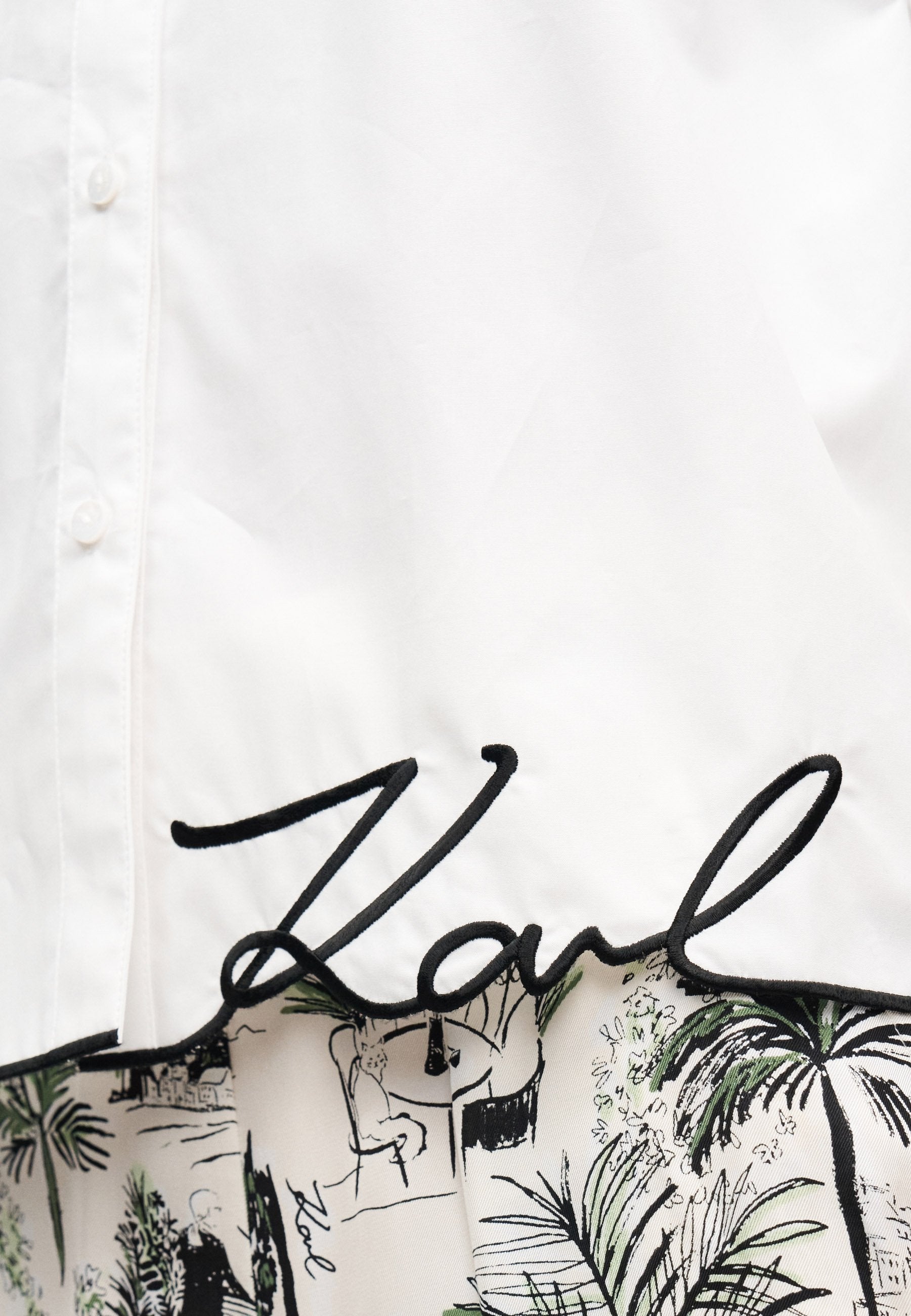 SIGNATURE - Button-down blouse - white