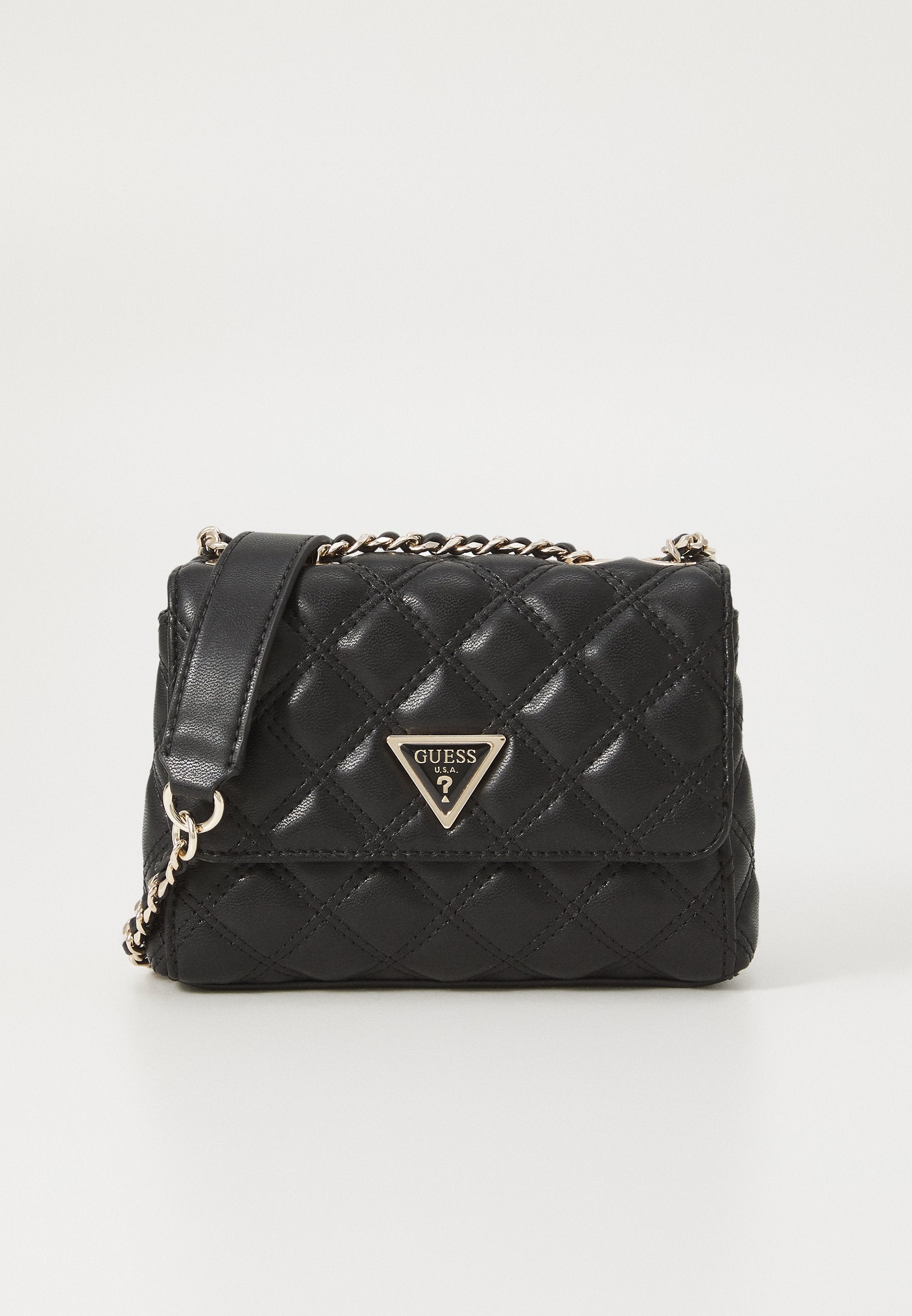 GIULLY II MINI 2 COMP CVRT FLP - Cross body bag - black