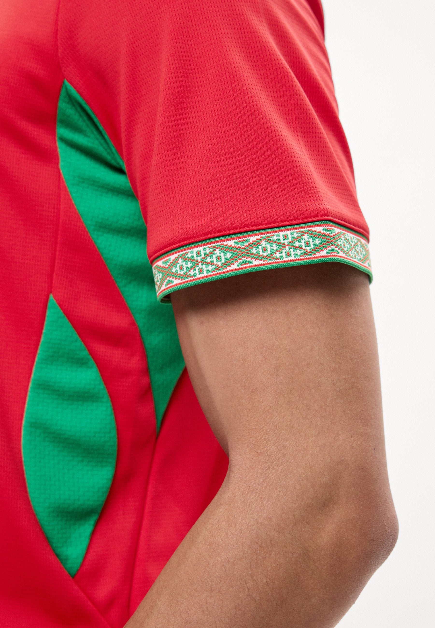 MOROCCO FRMF HOME REPLICA - Sports T-shirt - fast red/victory gold-coloured