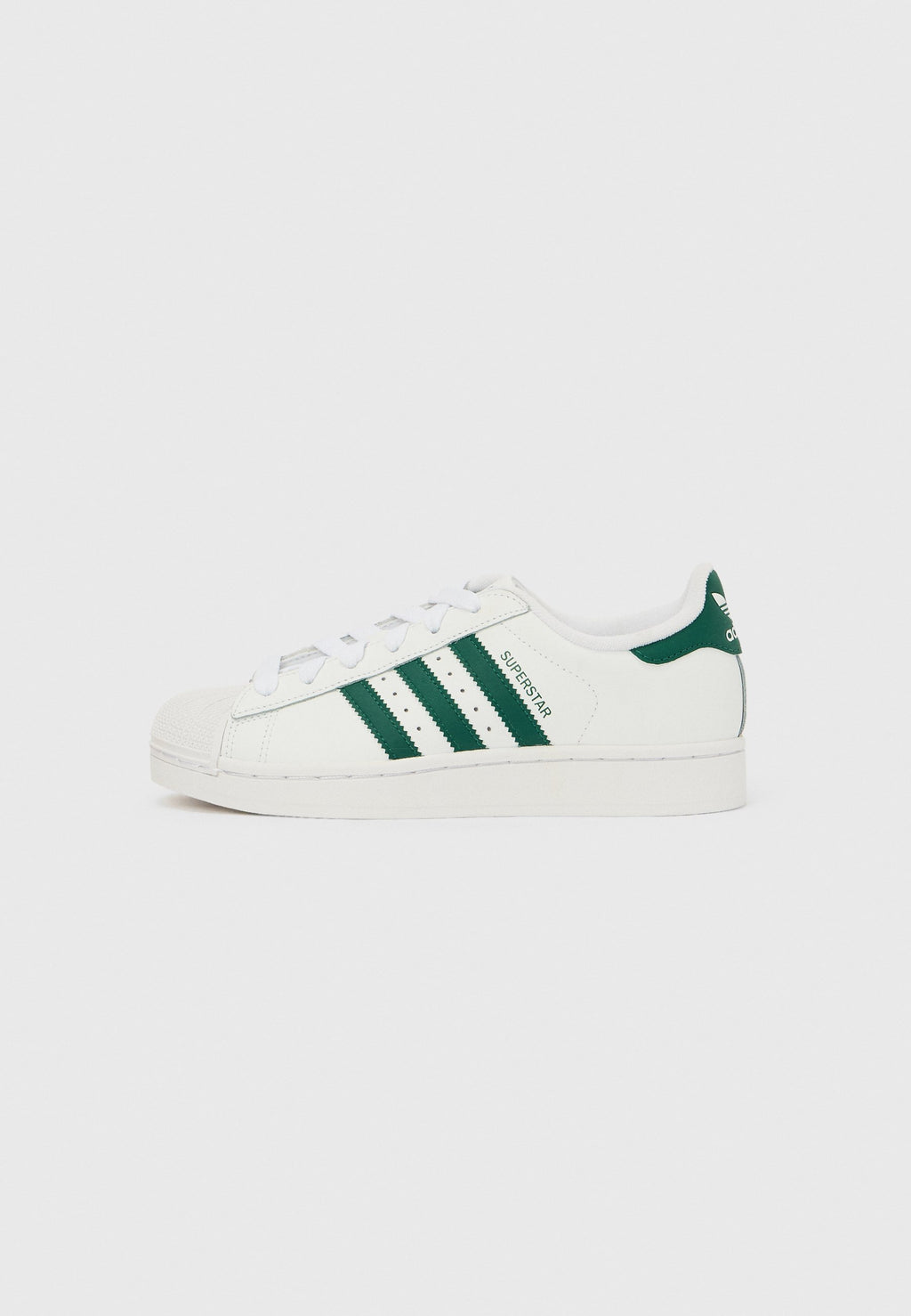 SUPERSTAR II UNISEX - Trainers - white/collegiate green