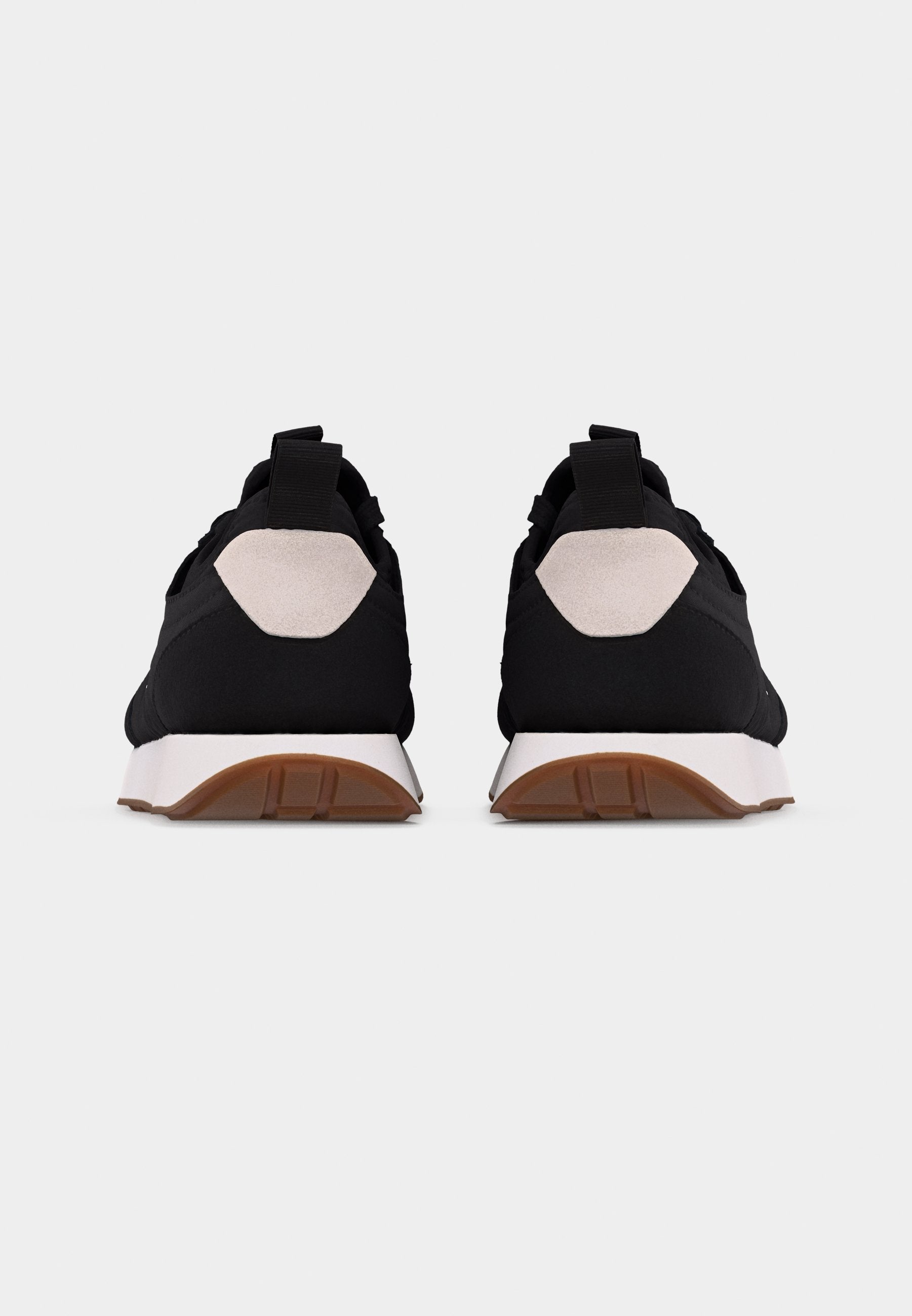 RETRO RUNNER LACE UP - Trainers - black/bright white