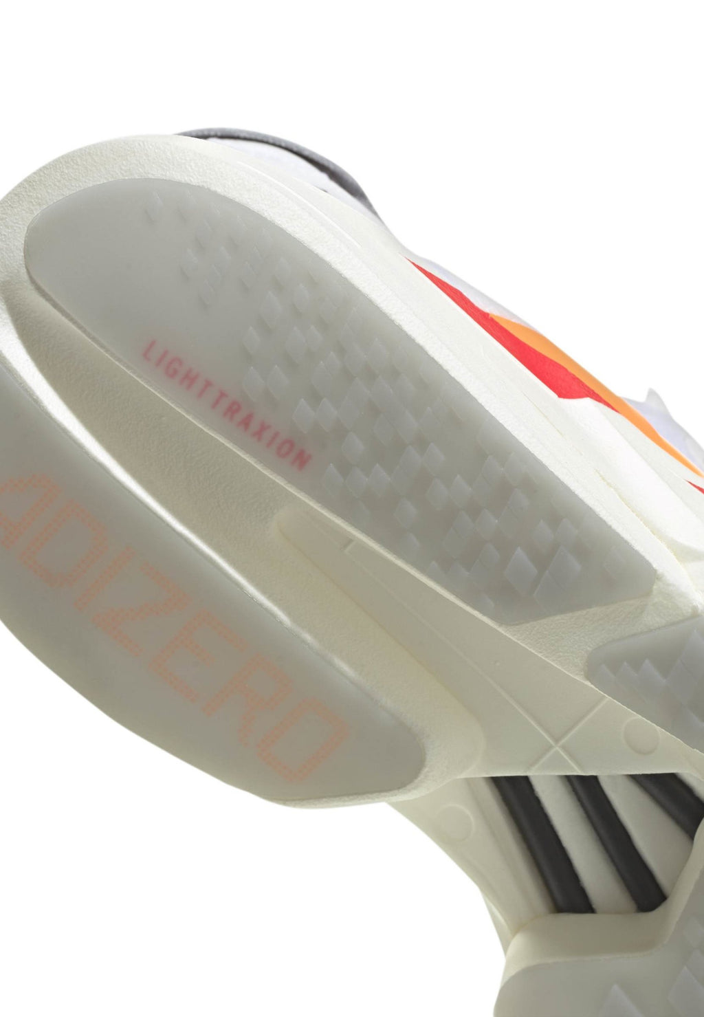 ADIZERO ADIOS PRO 4 - Road running shoes - cloud white   lucid orange   lucid red