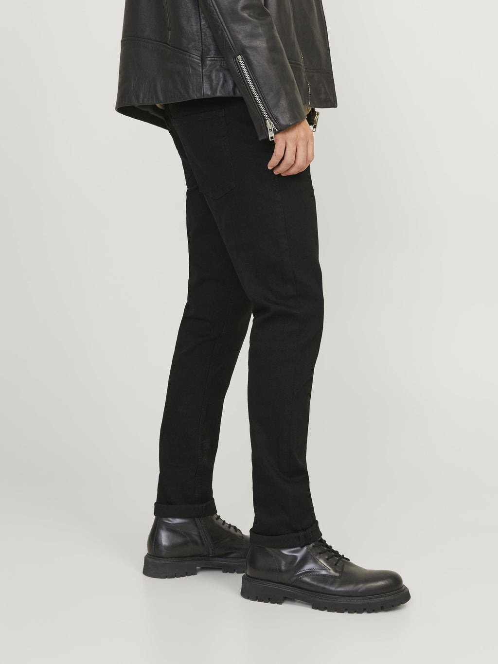 Glenn - Relaxed fit jeans - black denim