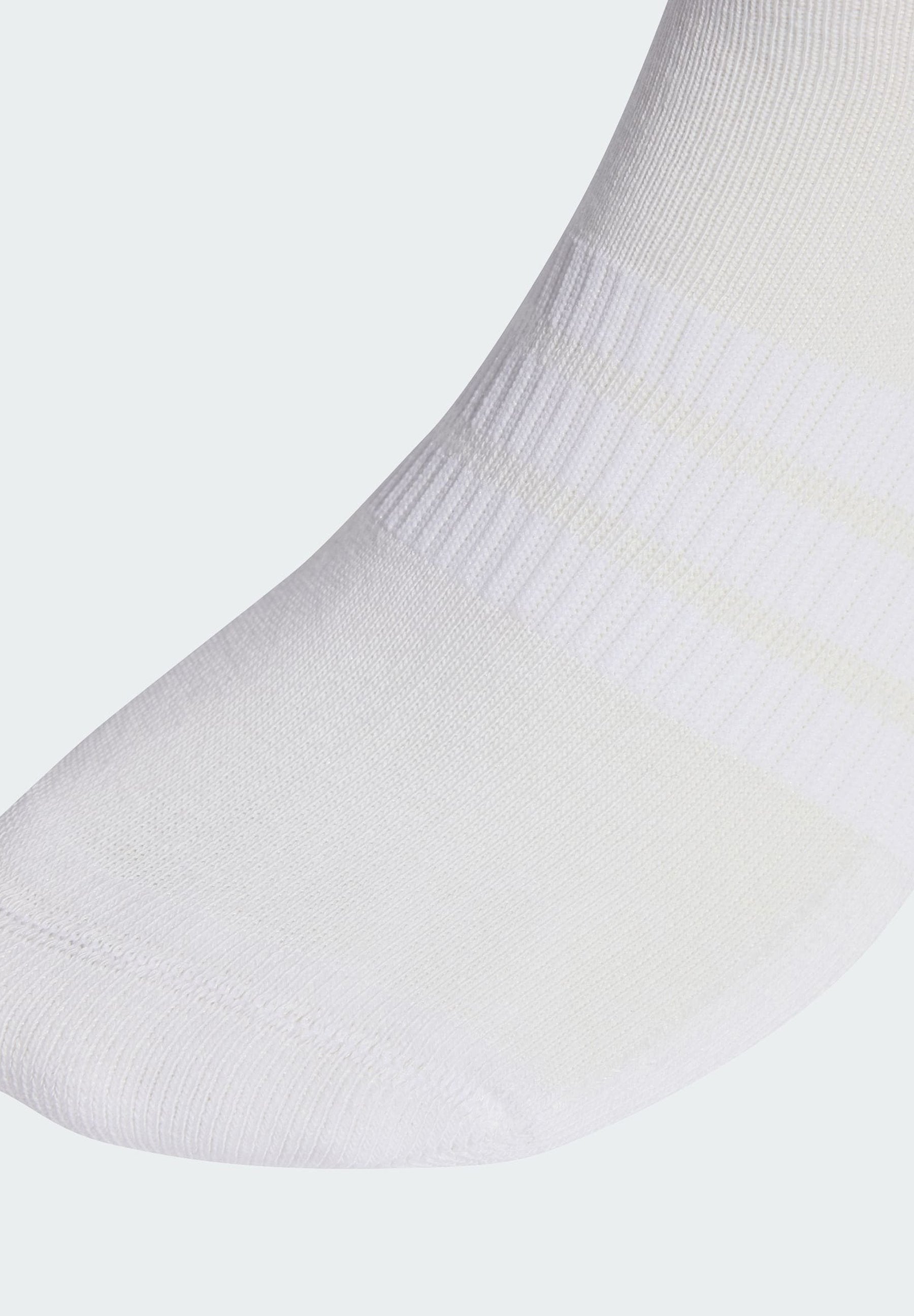 CUSHIONED ESSENTIALS ANKLE UNISEX 6 PACK - Sports socks - white/white/black
