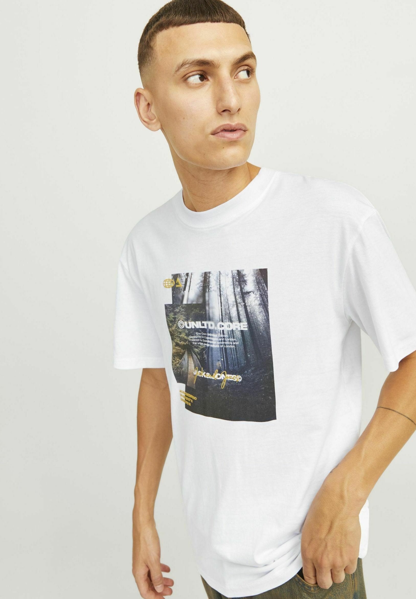 Printed - Print T-shirt - white