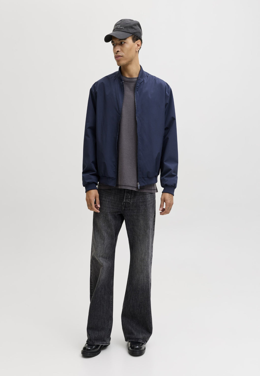 JJECHARGE BOMBER JACKET NOOS - Bomber Jacket - navy blazer