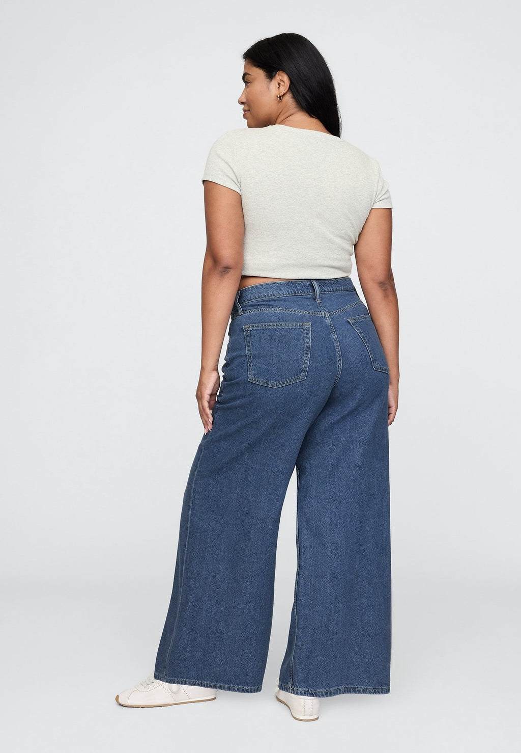 BAGGY TALIA - Wide Leg - medium indigo