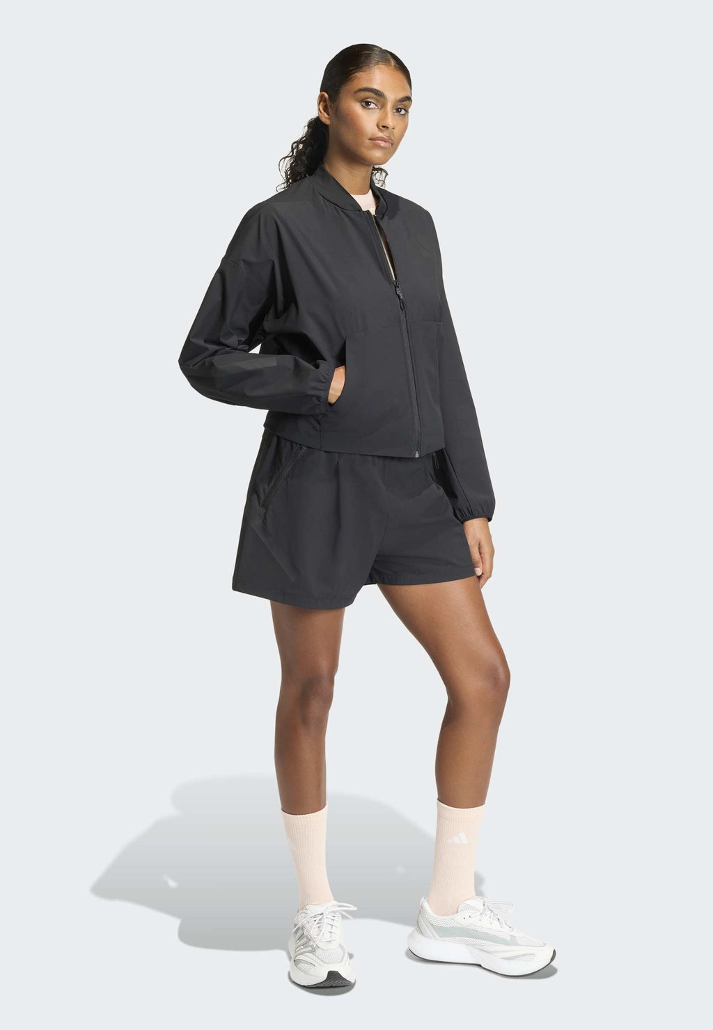 ADIDAS Z.N.E. WOVEN BOMBER - Training jacket - black