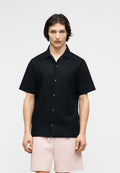 STANDARD RESORT COLLAR - Shirt - black