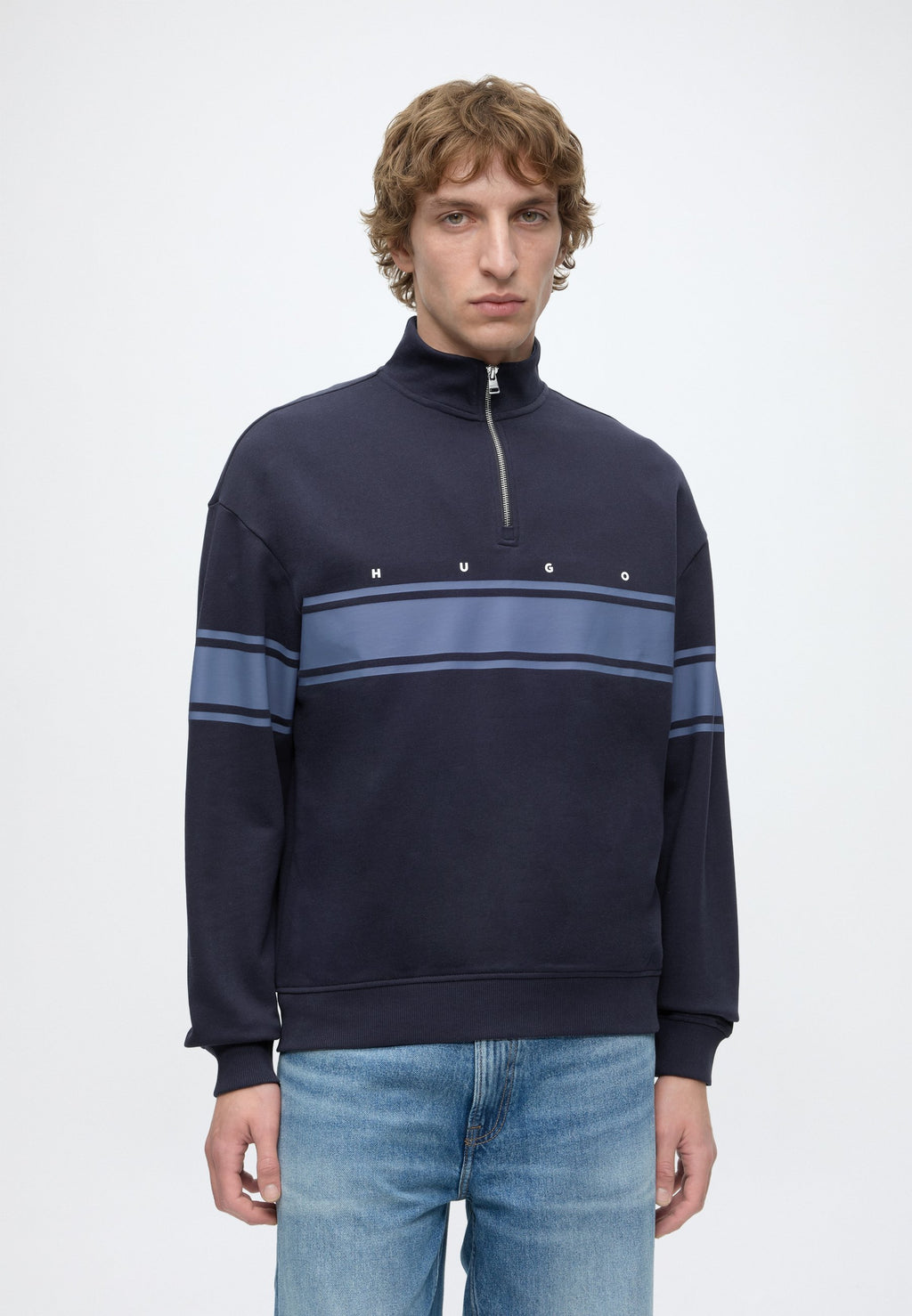 DEMSIZIP - Sweatshirt - dark blue