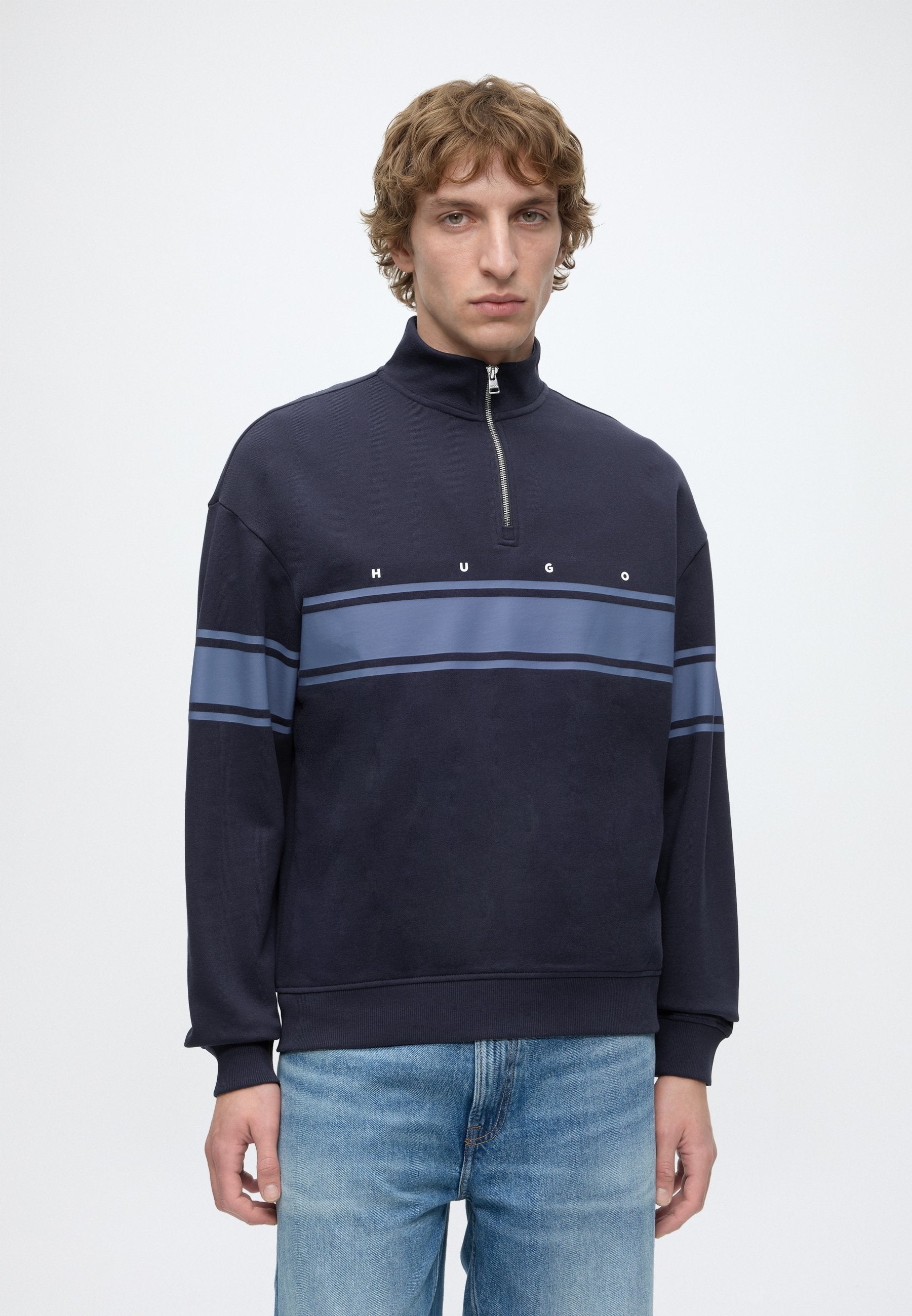 DEMSIZIP - Sweatshirt - dark blue